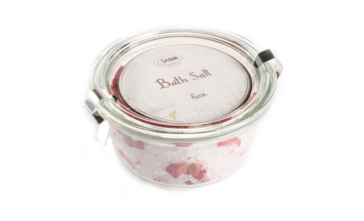 Sabon Rose Bath Salts, available at >a href="http://www.sabonnyc.com/product/bath-shower/bath-salts/bath-salt-117.html">Sabon