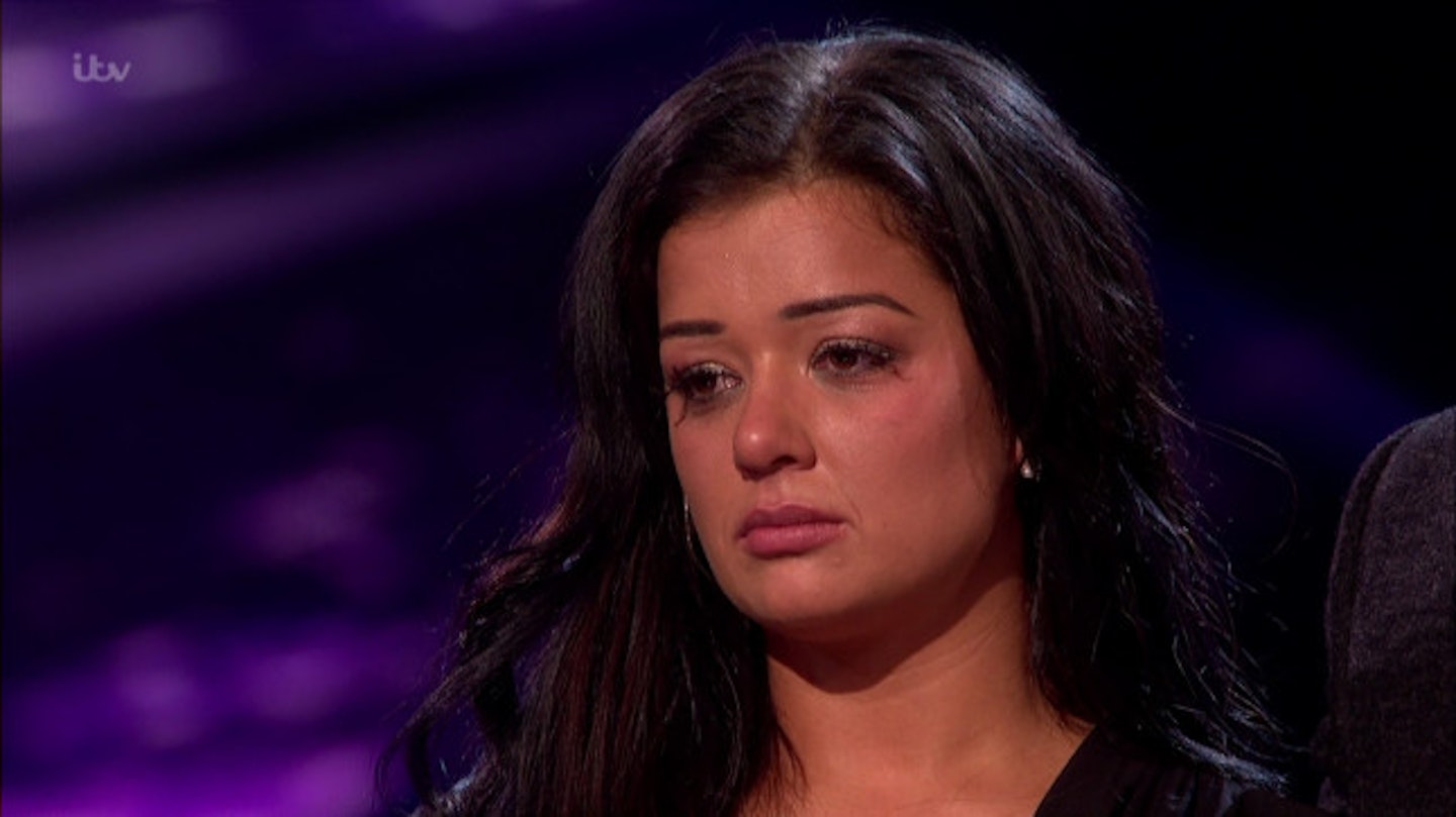 Lauren was voted out of the comeptition after the sing-off with Che Chesterman