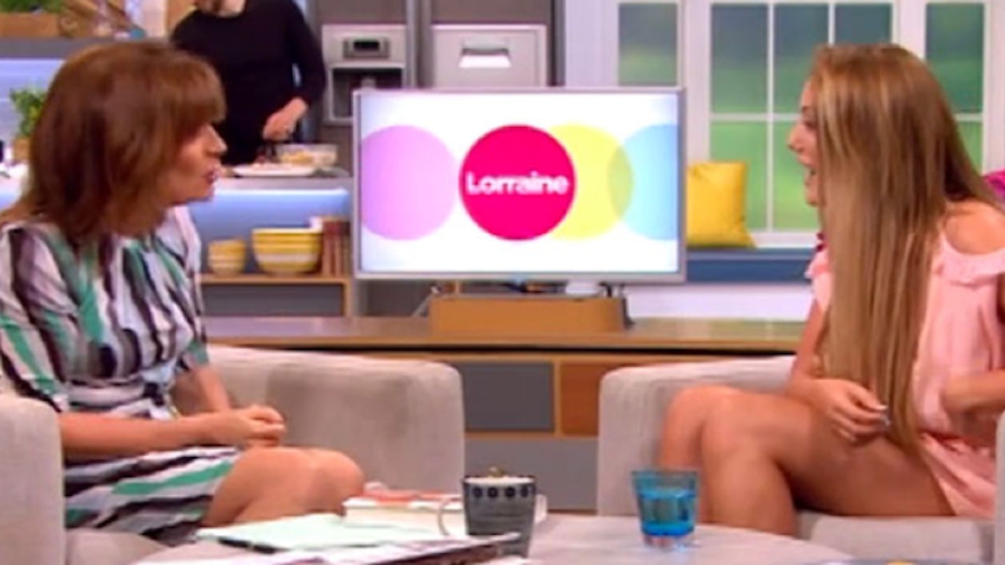 Lorraine Kelly accused of bullying Charlotte Crosby over bed-wetting