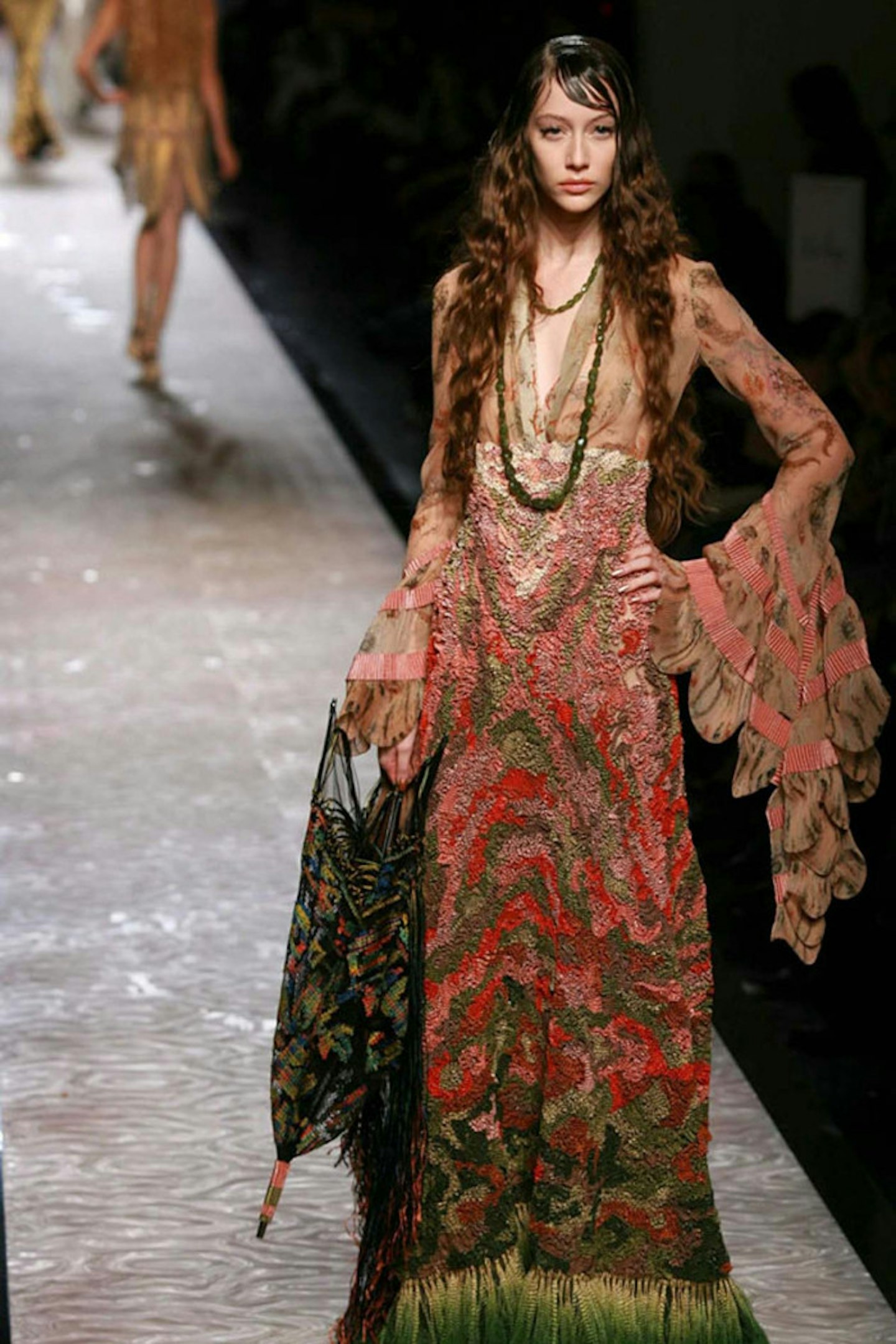 Jean Paul often does affluent bohemia - here's the perfect examplel from Haute Couture 2008.