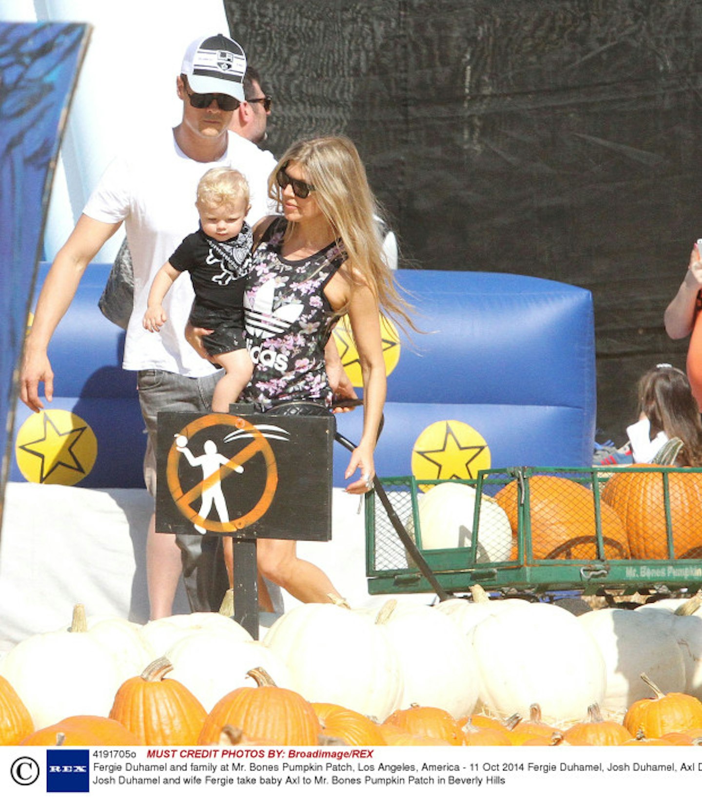 Fergie, Josh and son Axel