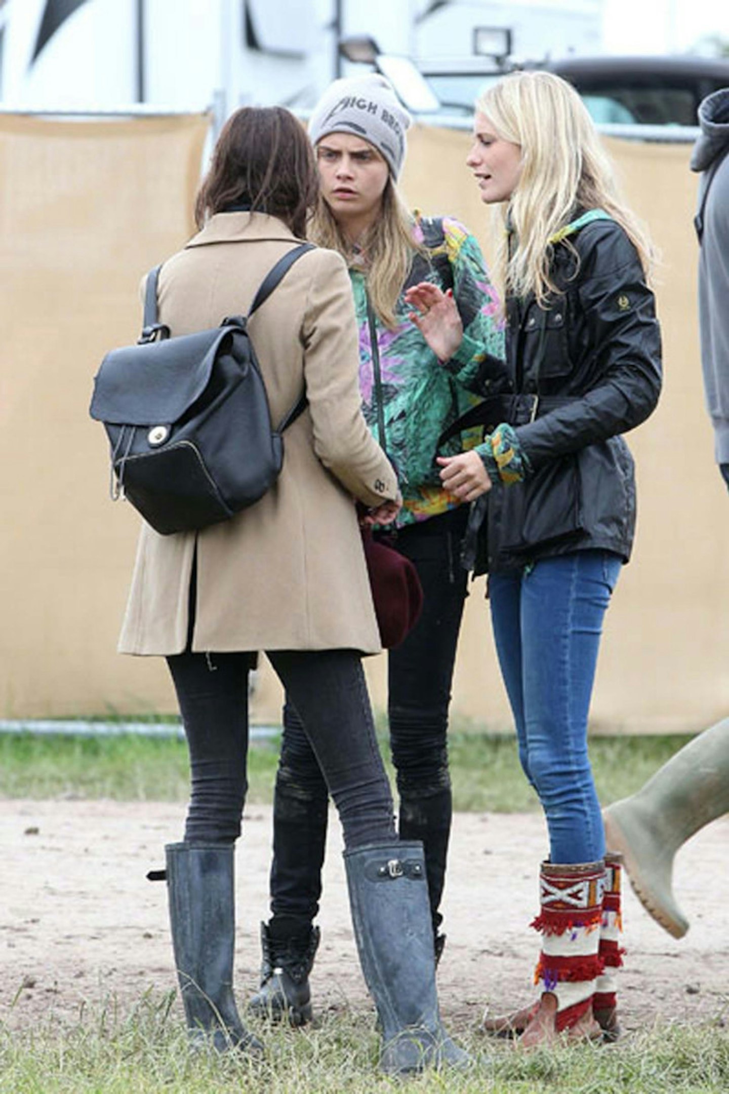 Poppy Delevingne in Belstaff 4 Pocket jacket