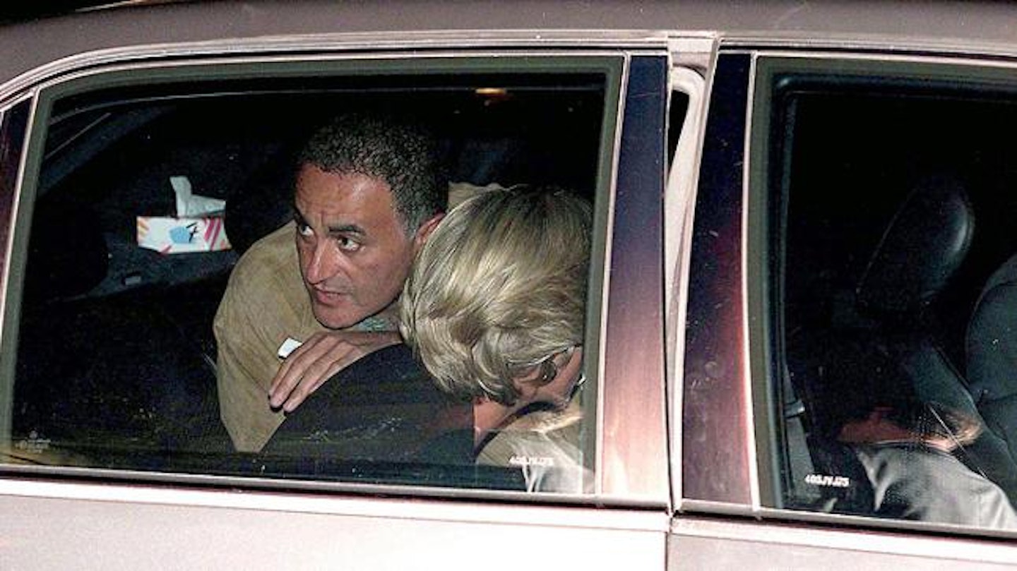 Diana and Dodi days before the fatal car crash in 1997