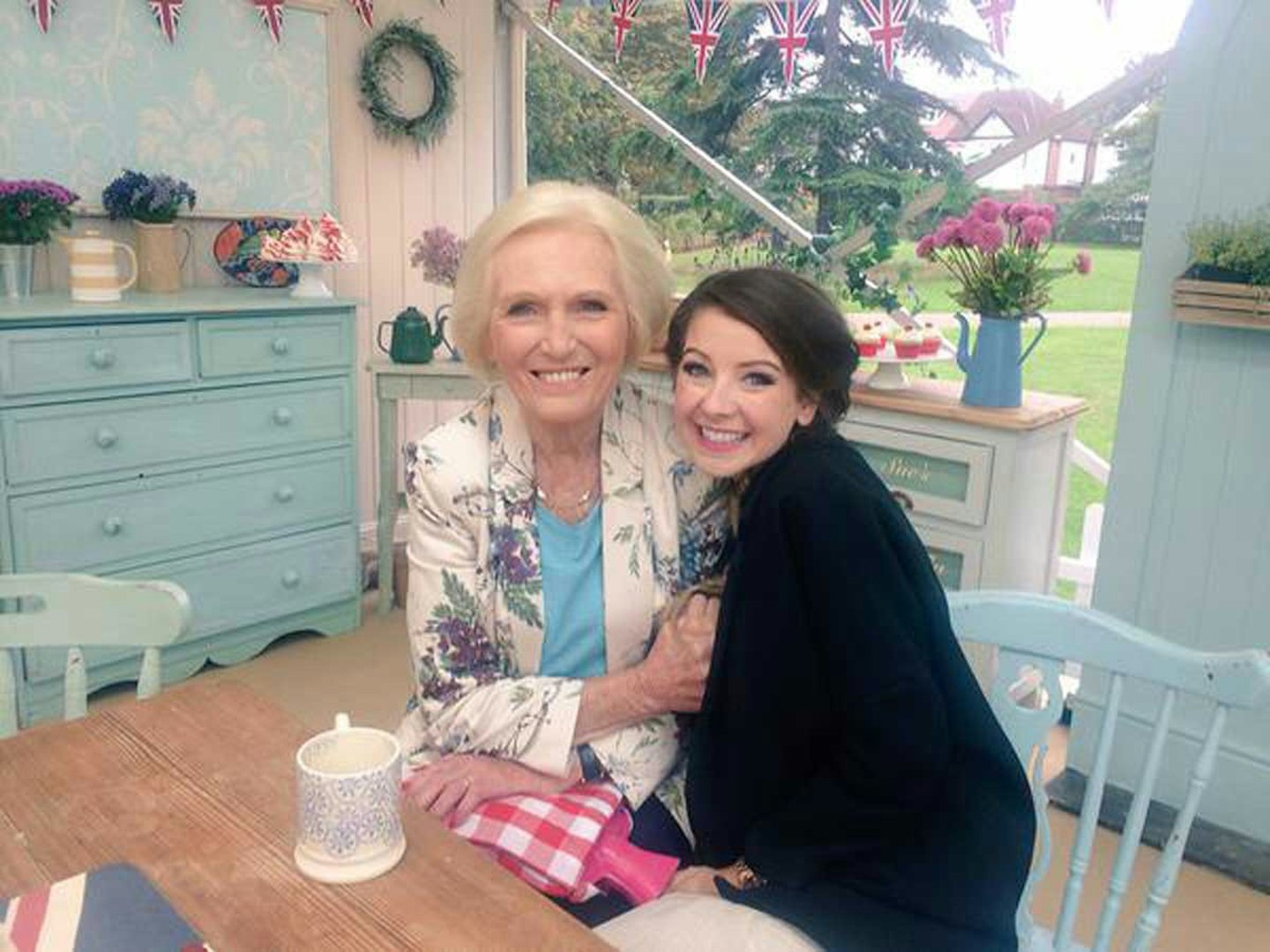 Zoella with Mary Berry [Instagram]