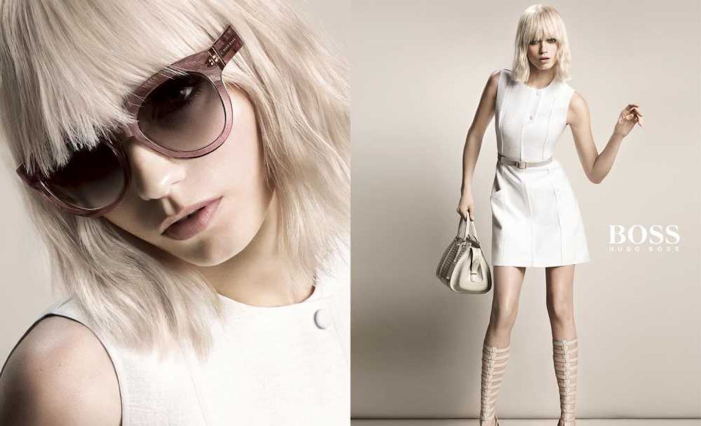 Abbey Lee Kershaw and Charlie Siem for Hugo Boss