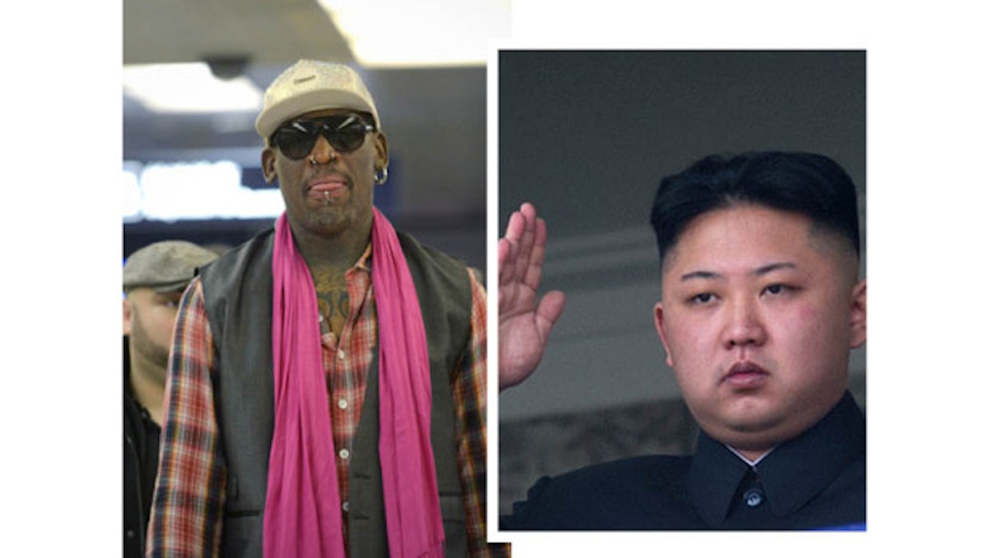 Dennis Rodman and Kim Jong-un