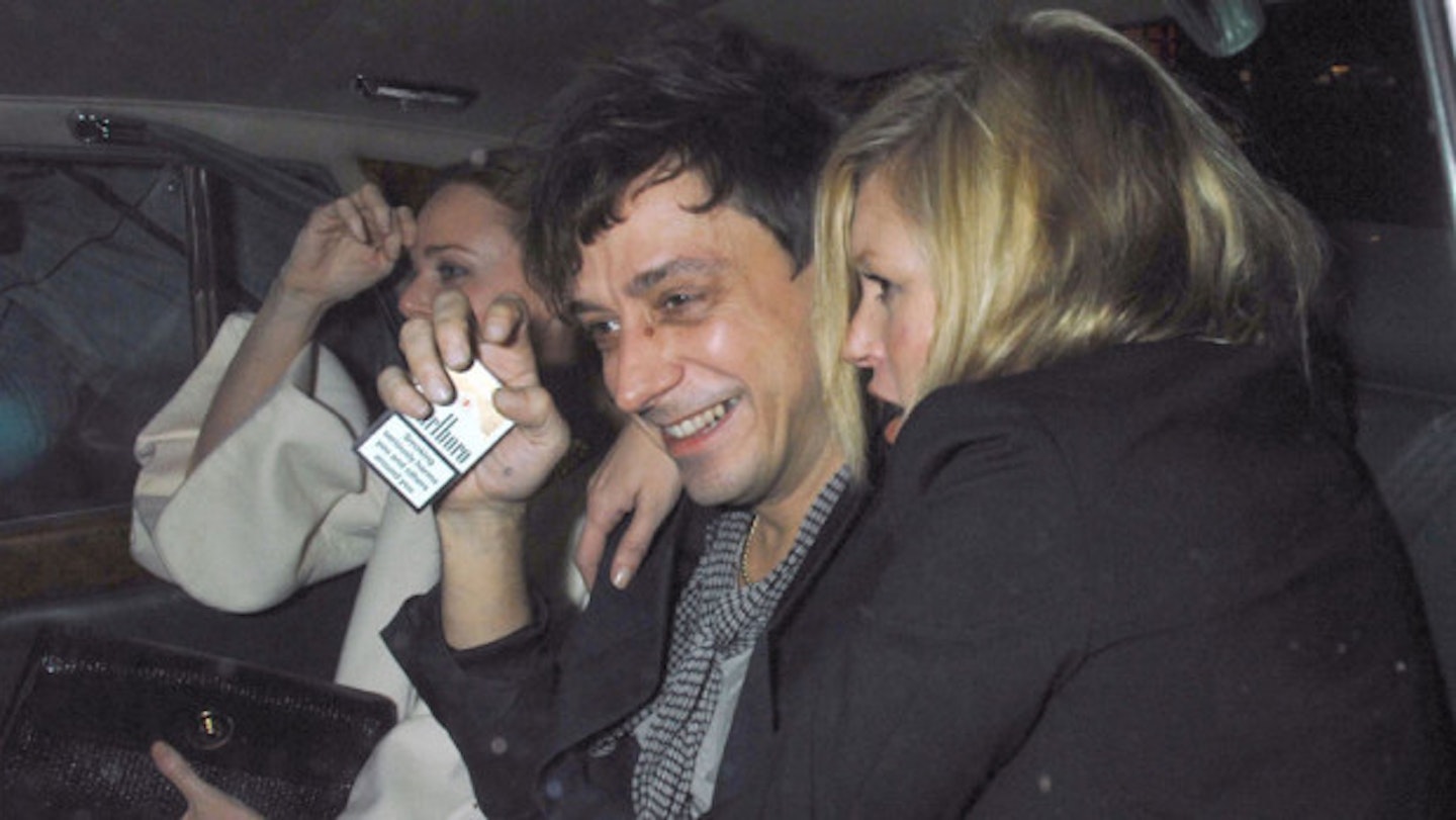 Jamie Hince and Kate Moss in London, 2008