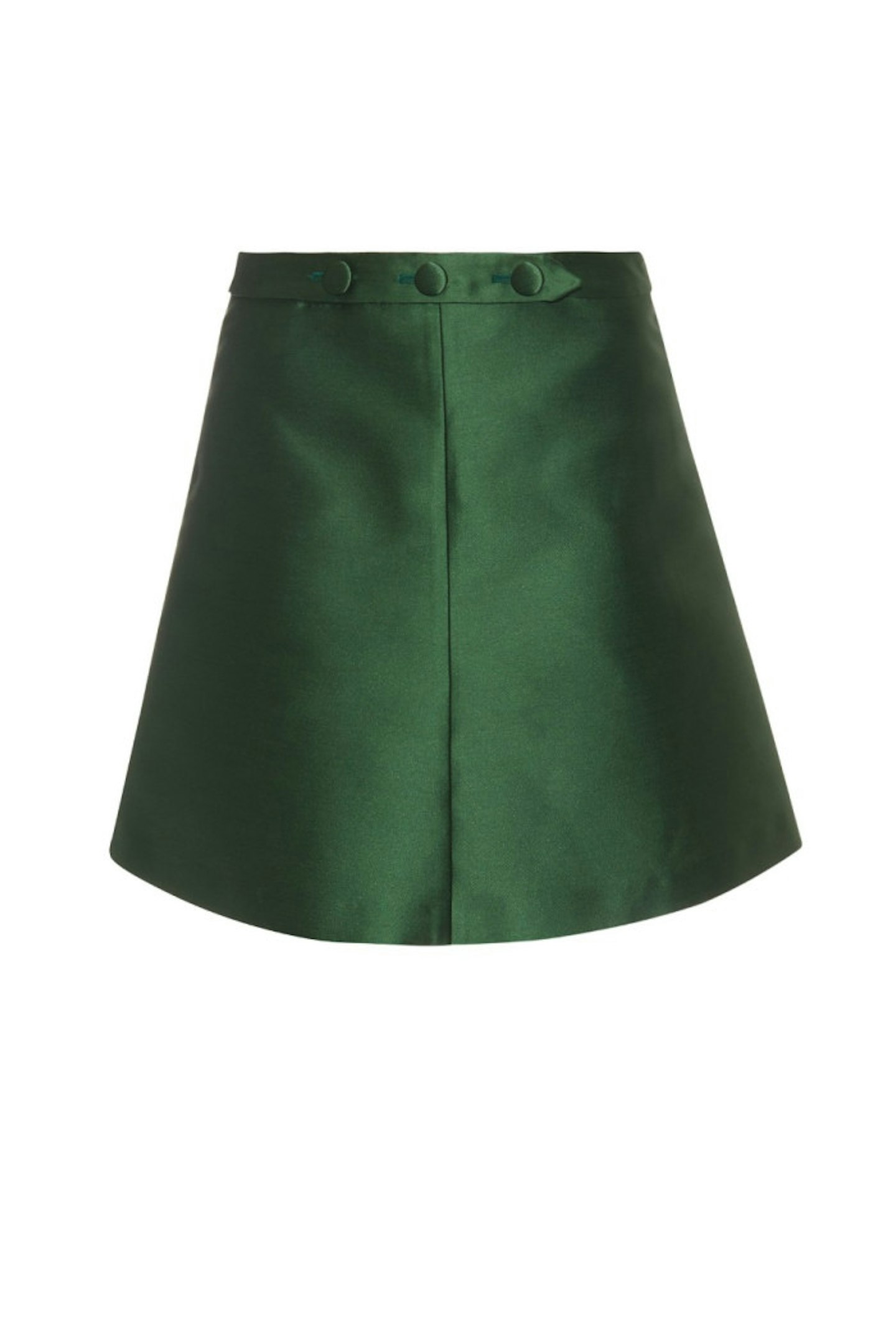Valentino Green Satin Mini Skirt, £230.00