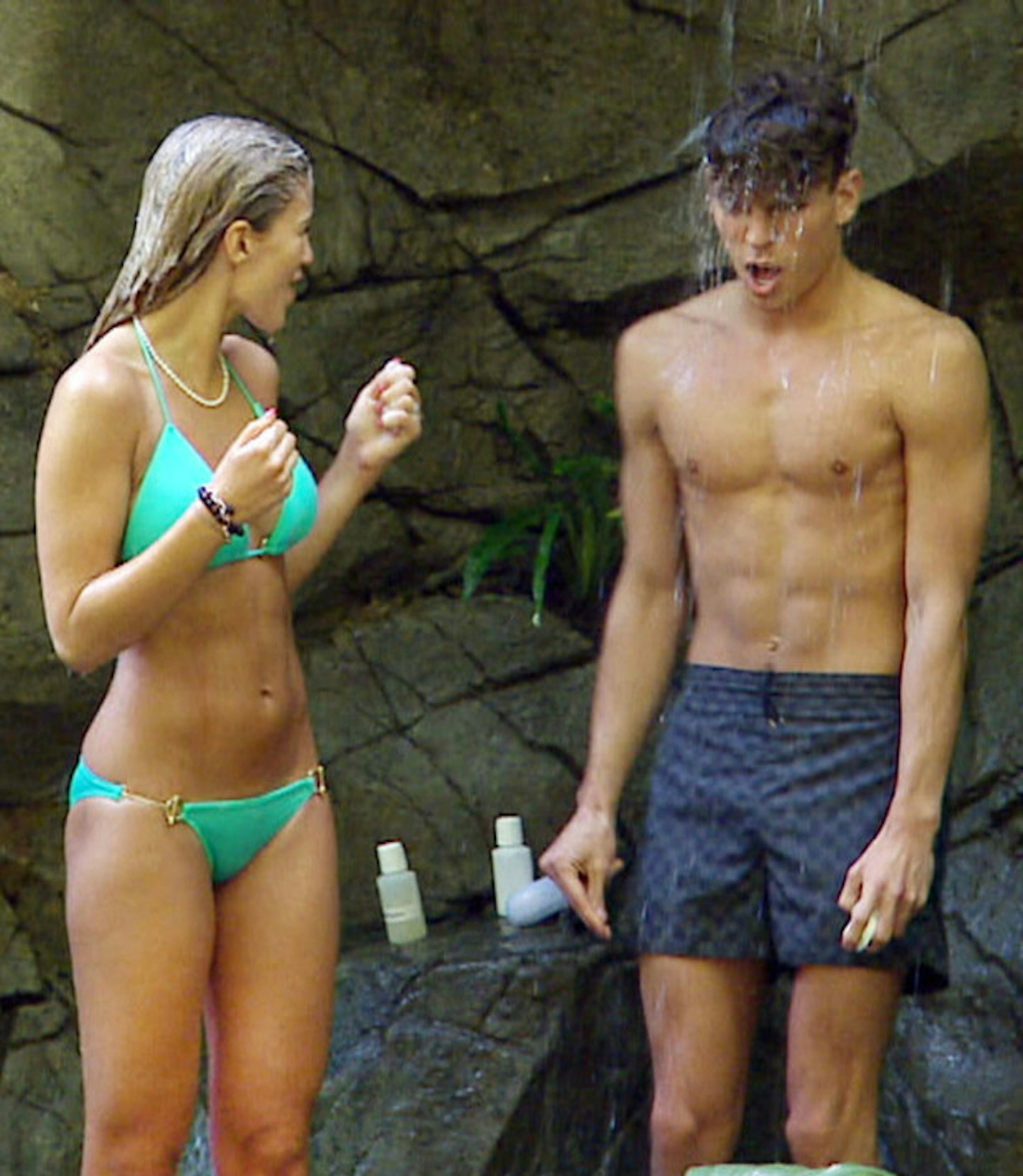 Amy Willerton and Joey Essex im a celeb