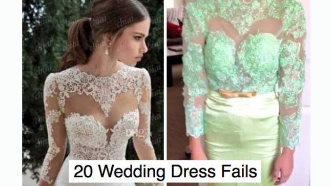 Wedding dress disasters: 20 online designer knockoff nightmares | Closer