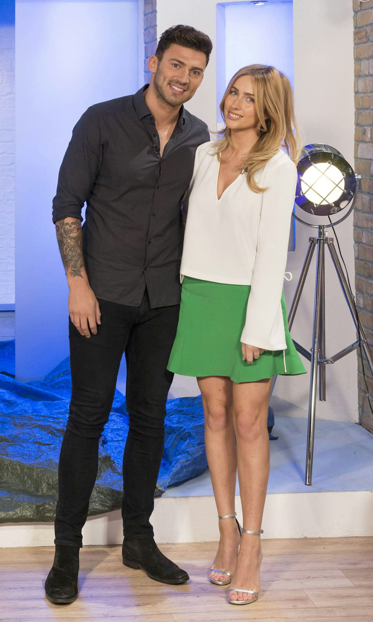 Jake and his girlfriend Danielle Fogarty on This Morning last week.