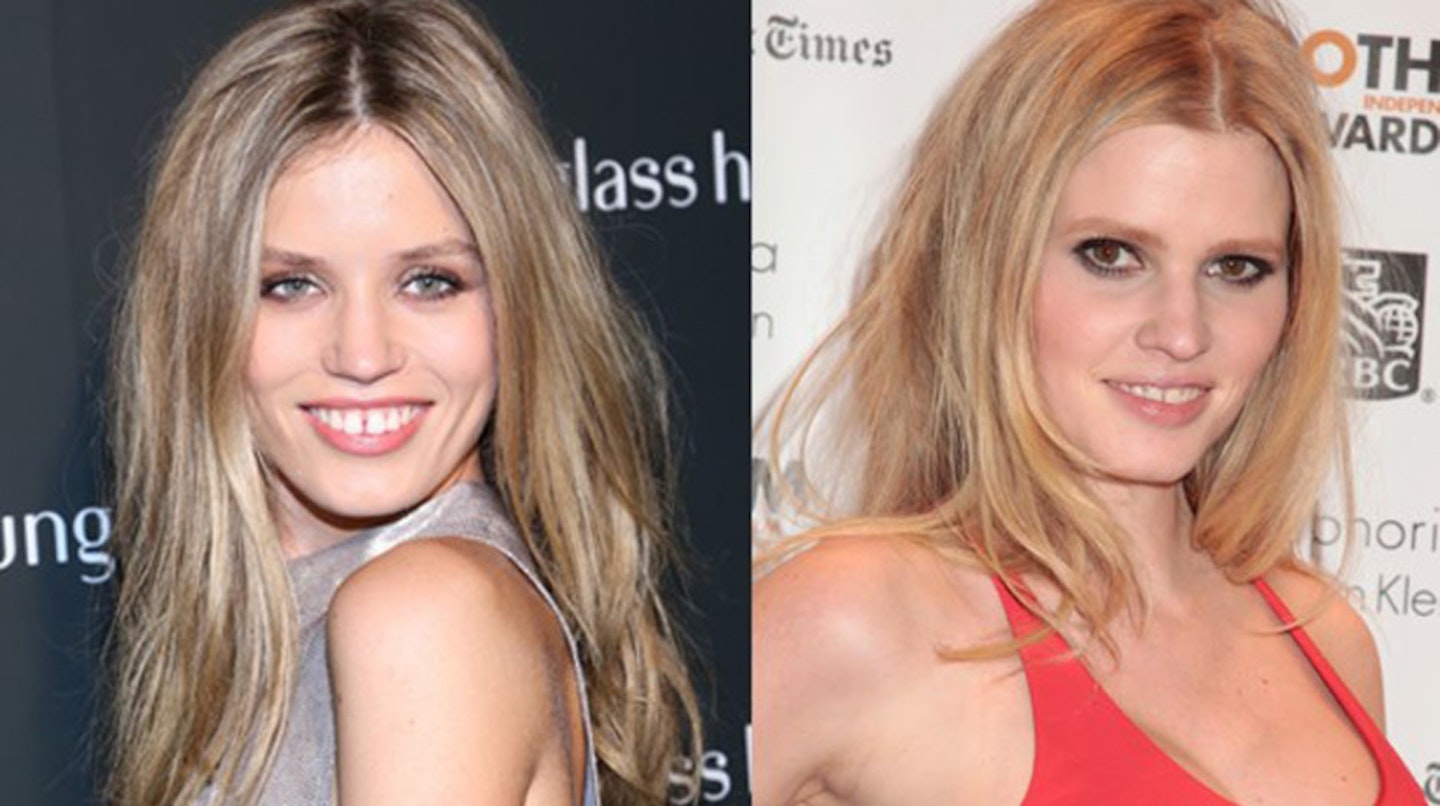 Georgia May Jagger and Lara Stone
