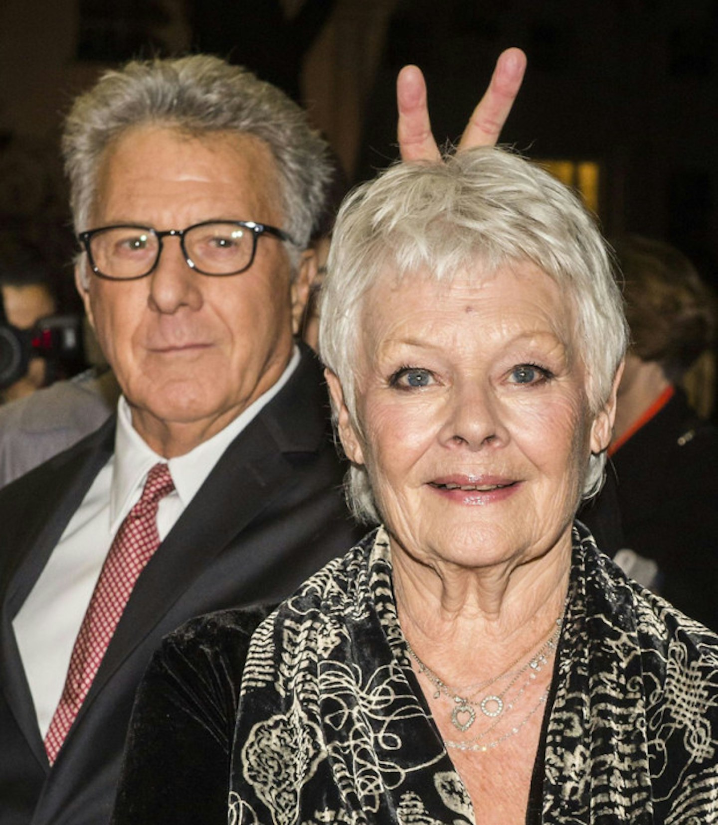 Dame Judi Dench and Dustin Hoffman