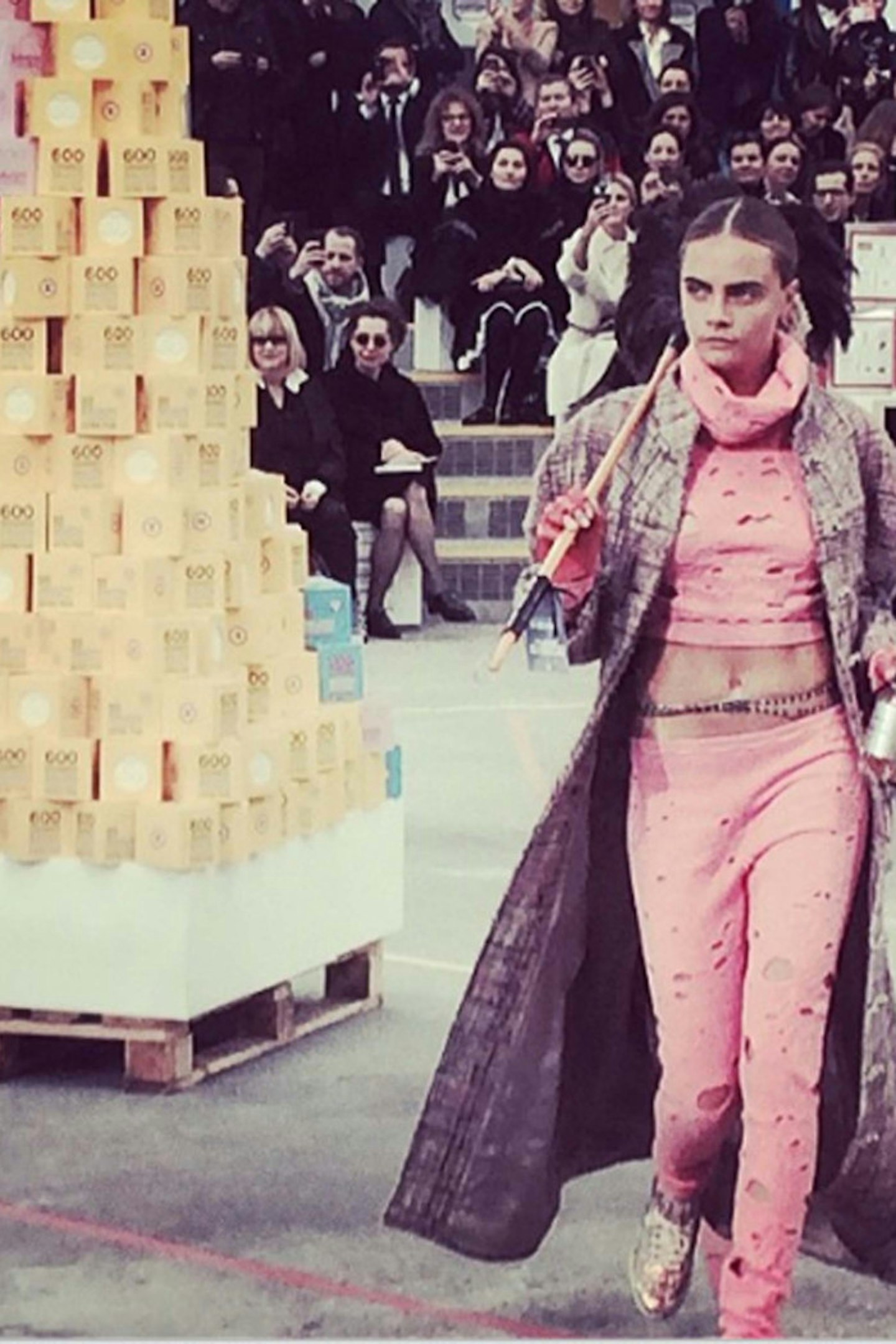 Cara Delevingne shops the Chanel supermarket