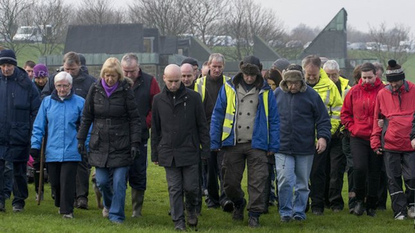 Hundreds of volunteers joined the search for the boy