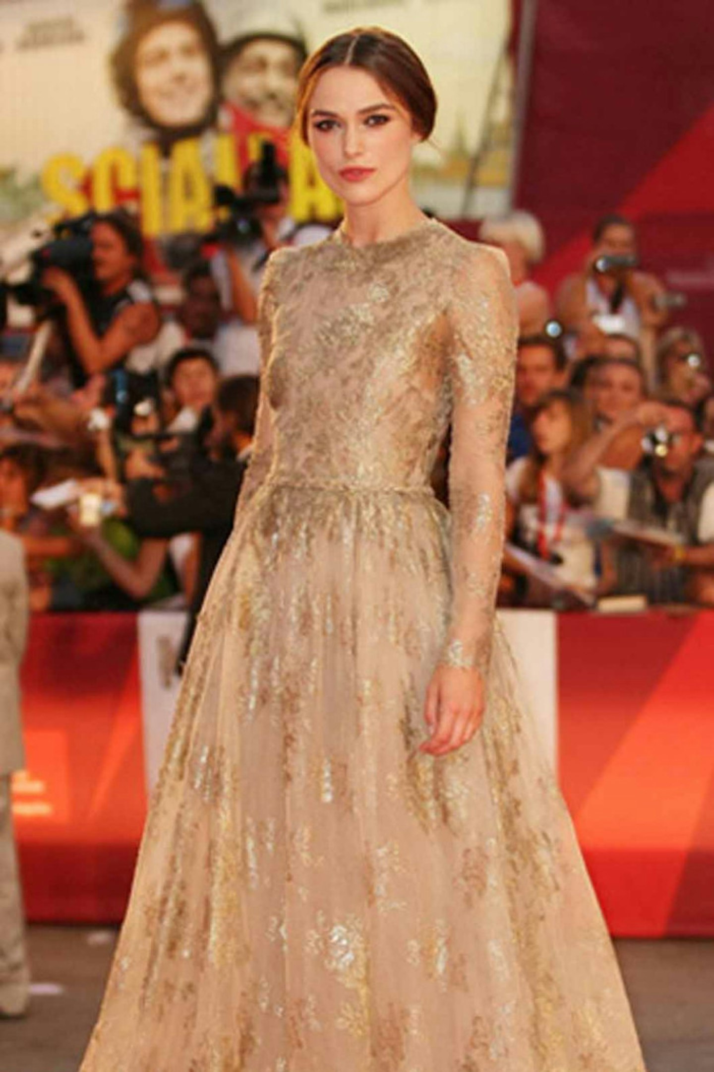 Kiera Knightley style 2012 valentino gown