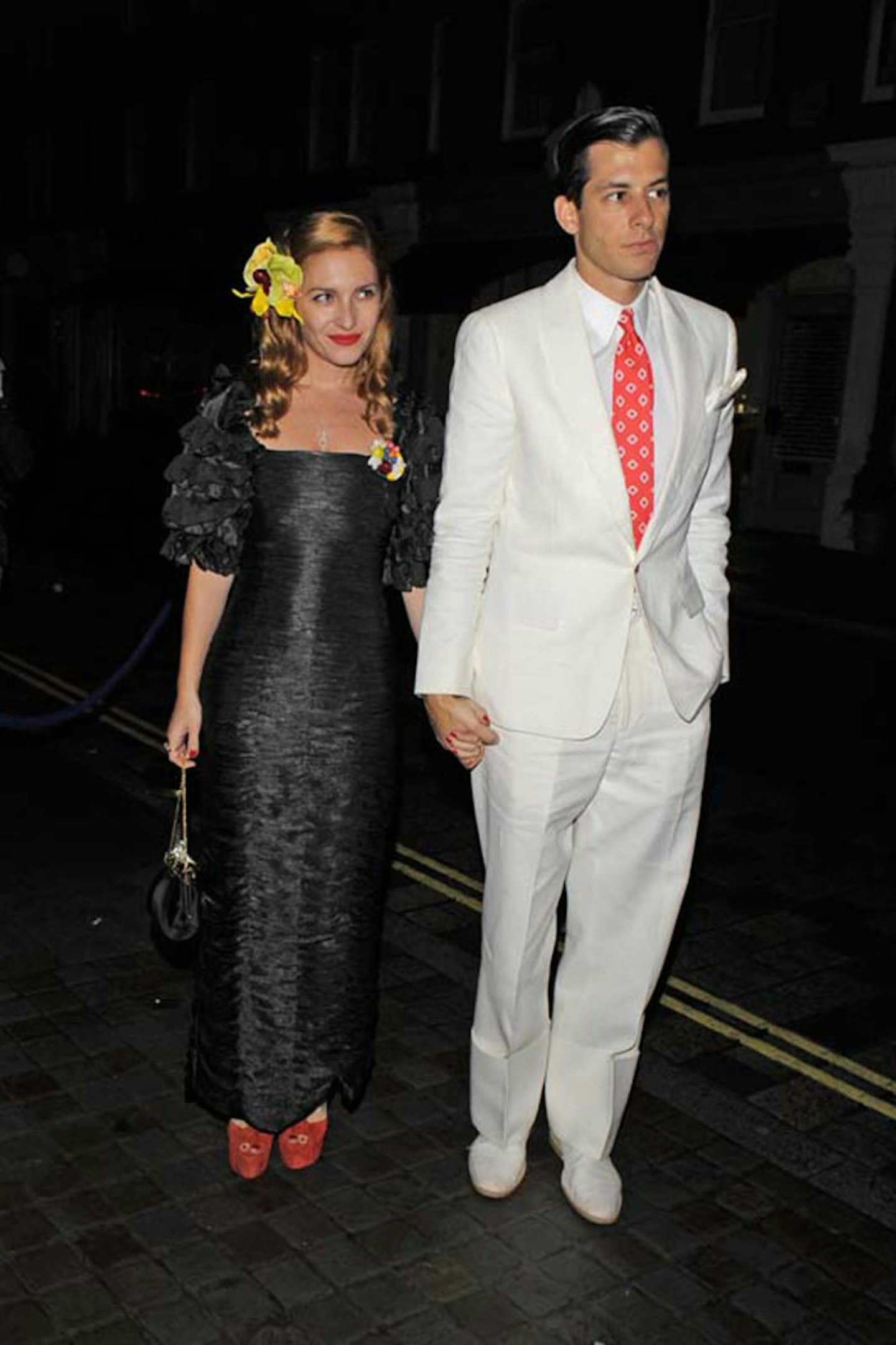 Josephine de la Baume and Mark Ronson