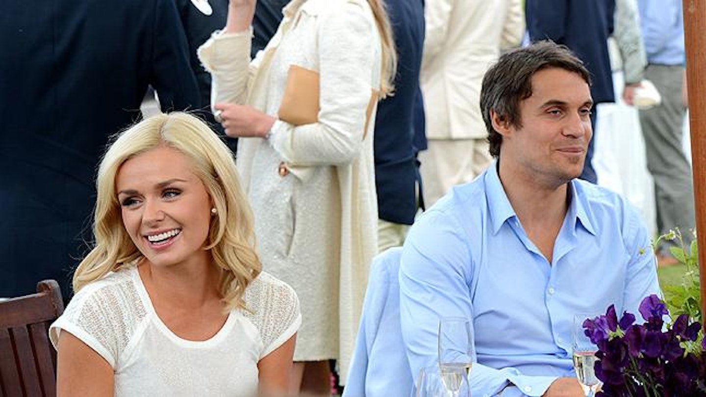 Katherine and Adam at the Cartier Queen's Cup Polo in June