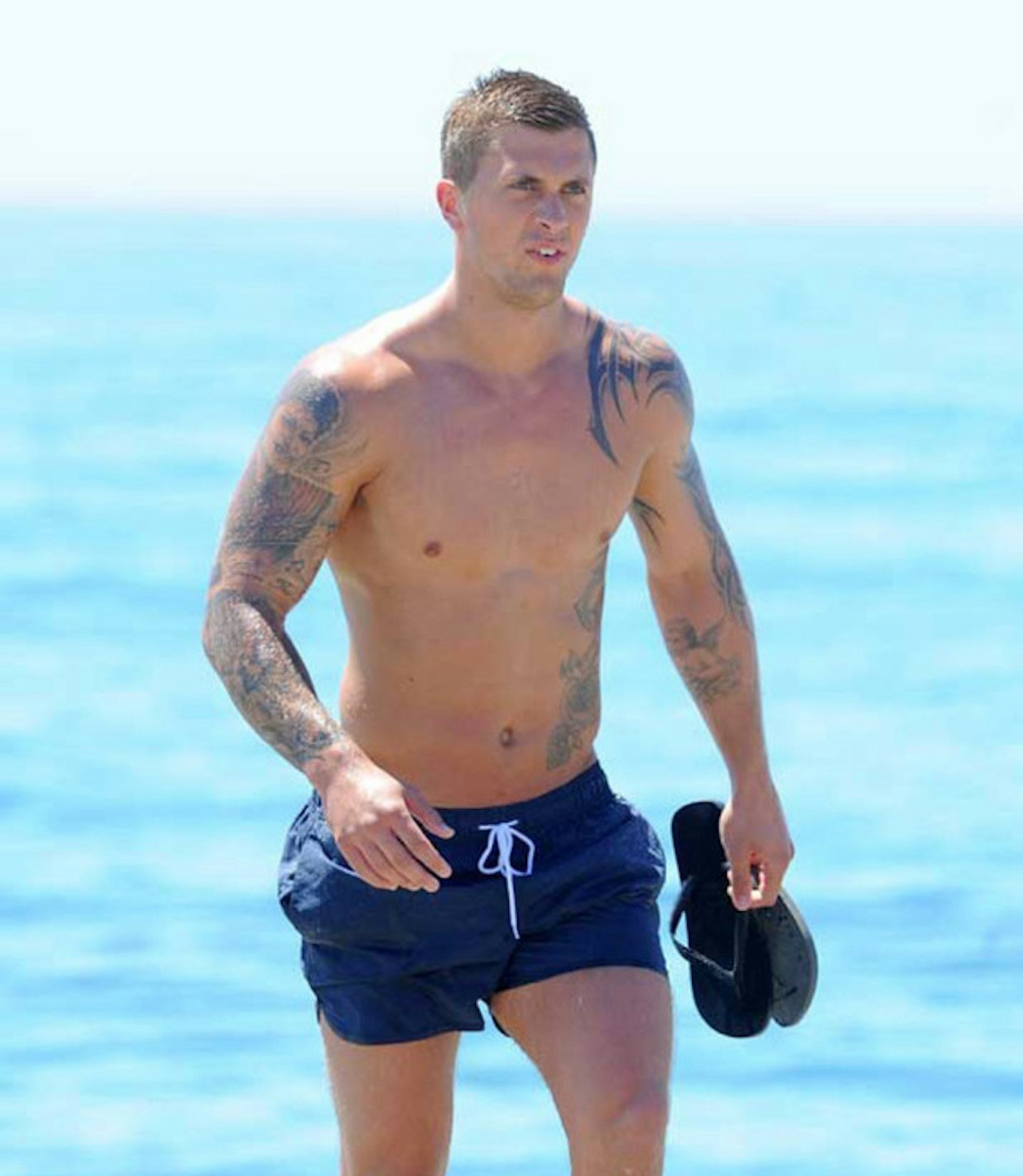 Dan Osborne, looking a bit Scott Mills-y around the face