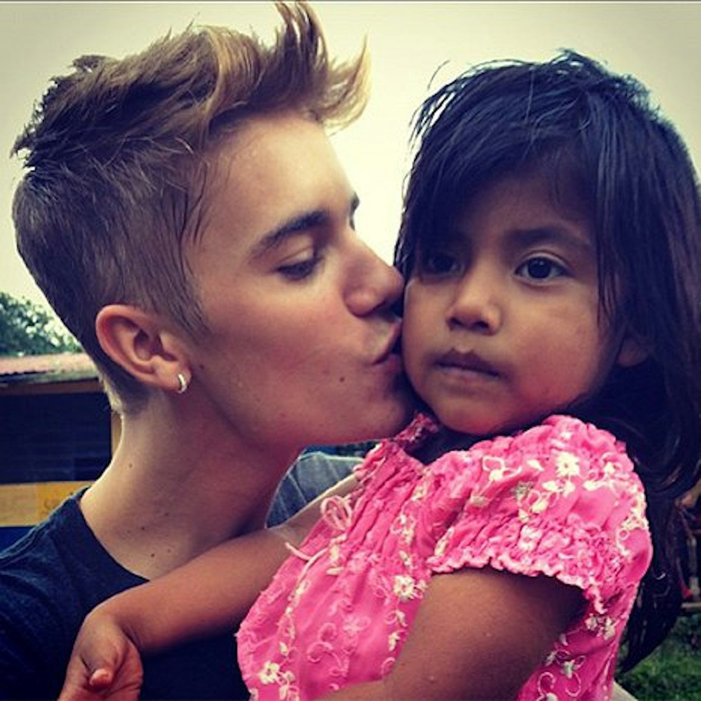 Justin managed to keep some of his fans happy