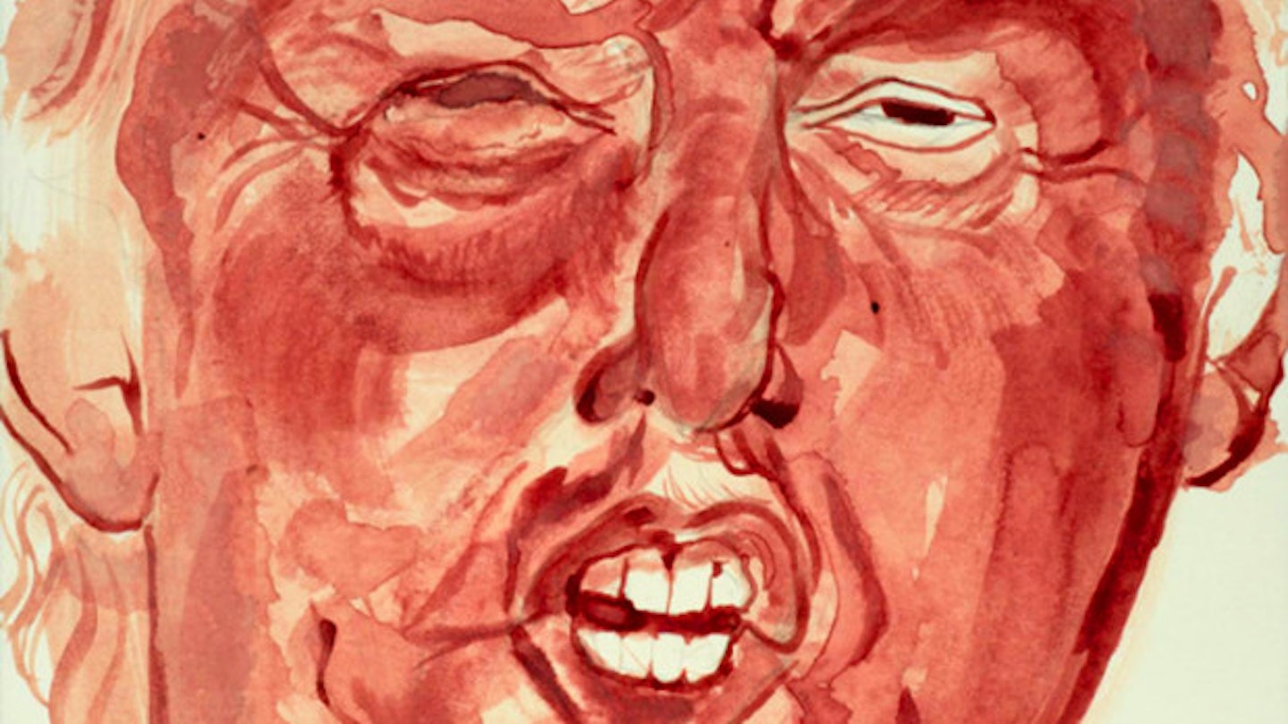 Artist Paints Donald Trump In Menstrual Blood.