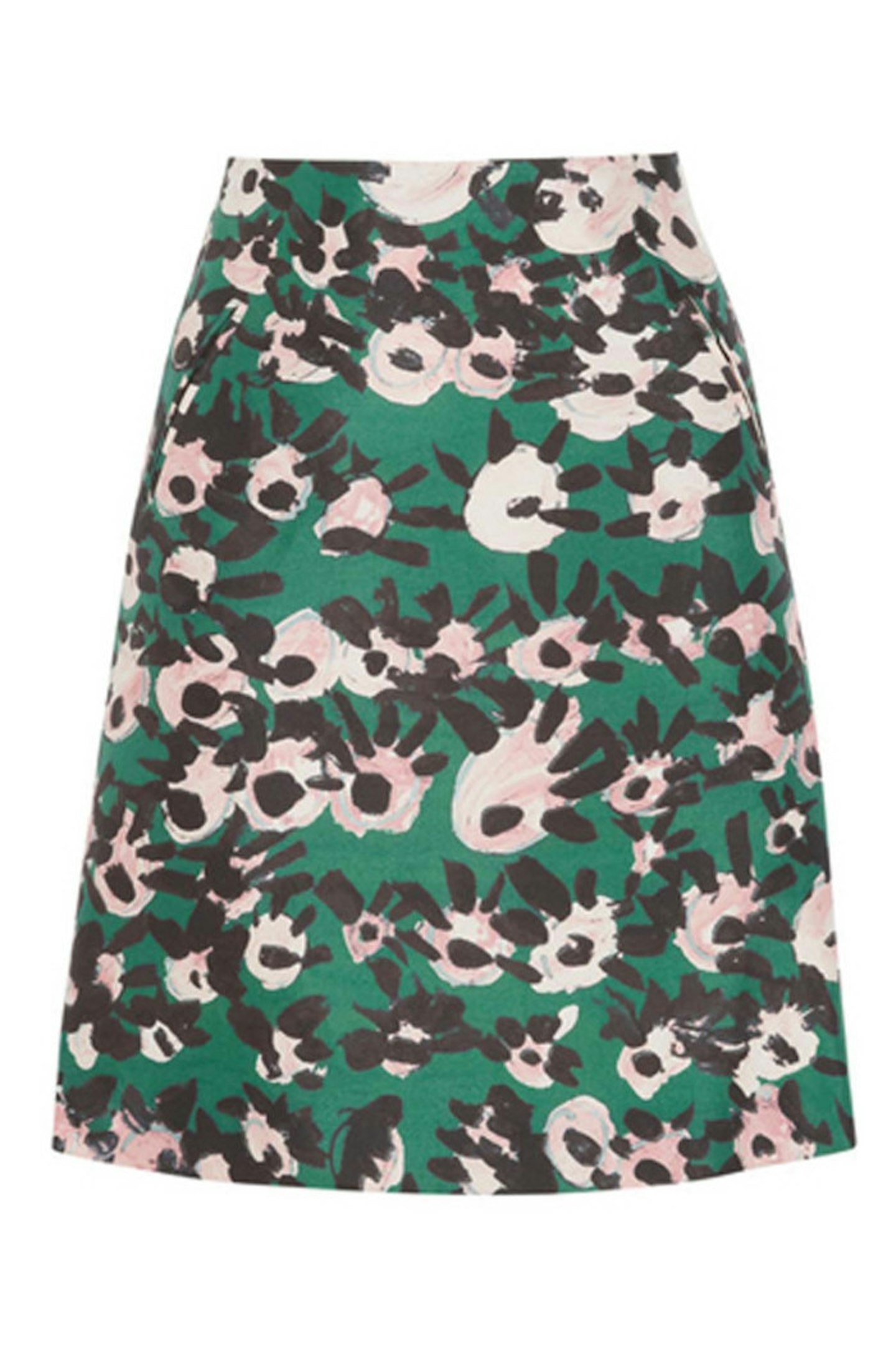 45. Printed cotton and silk-blend twill skirt, £420, Marni at Net-A-Porter