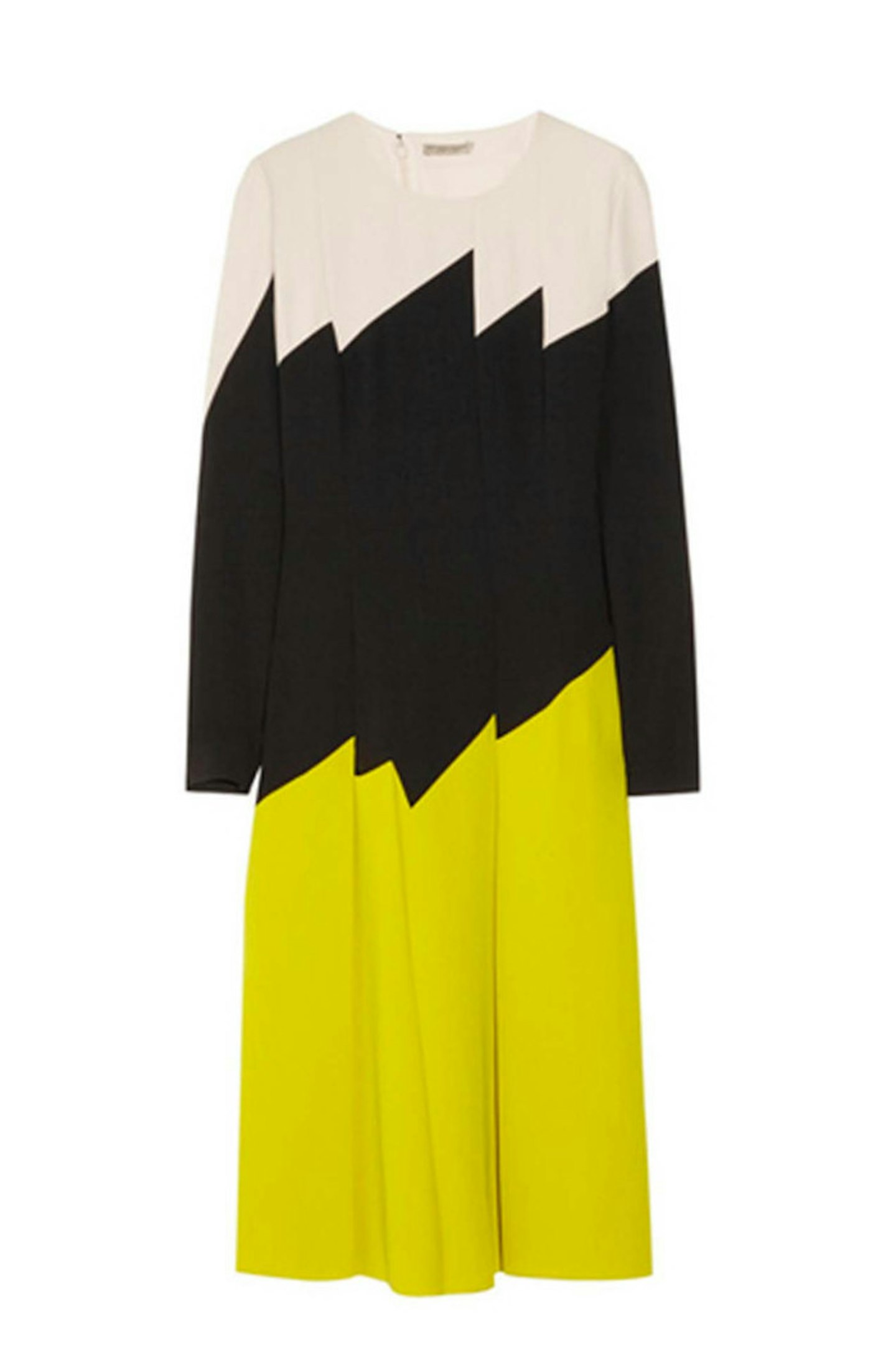 42. Colour-block crepe dress, £2590, Bottega Veneta at Net-A-Porter