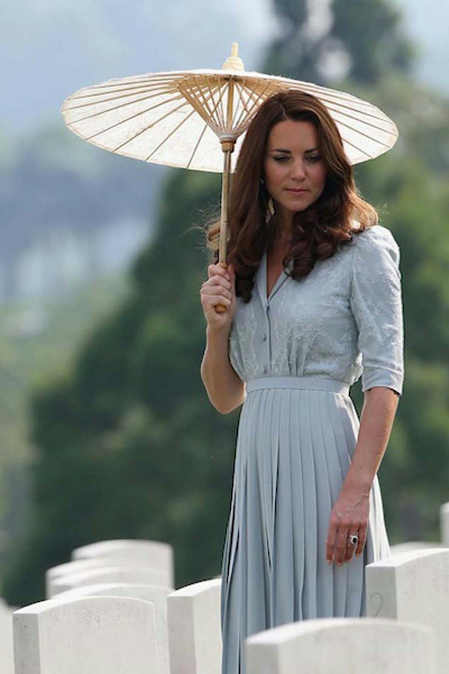 Kate Middleton wears Jenny Packham, Singapore, 13 September 2012