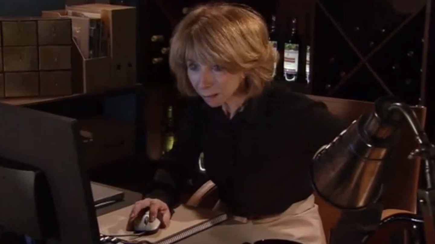 Gail Corrie looking at porn