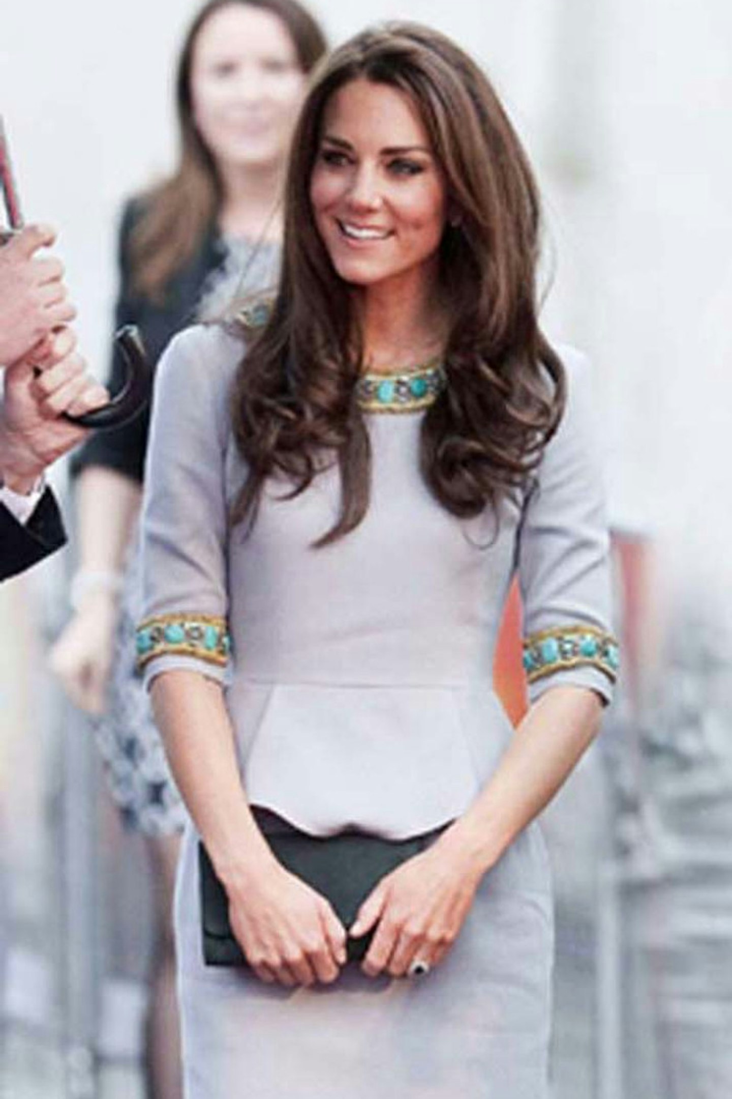 Kate Middleton in Matthew Williamson dress, attending The 'African Cats' Premiere, 25 April 2012
