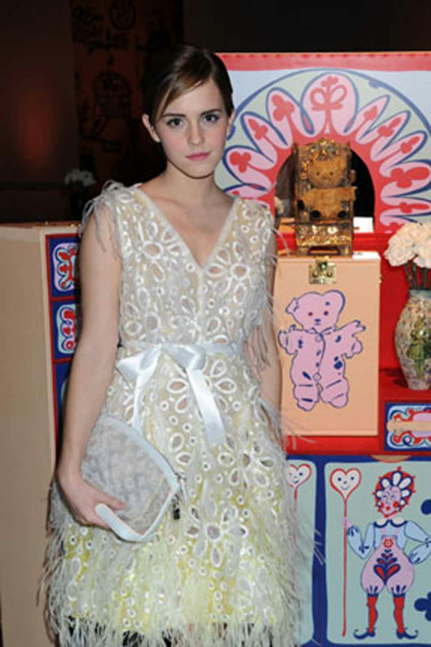 Emma Watson Sheer Louis Vuitton Dress