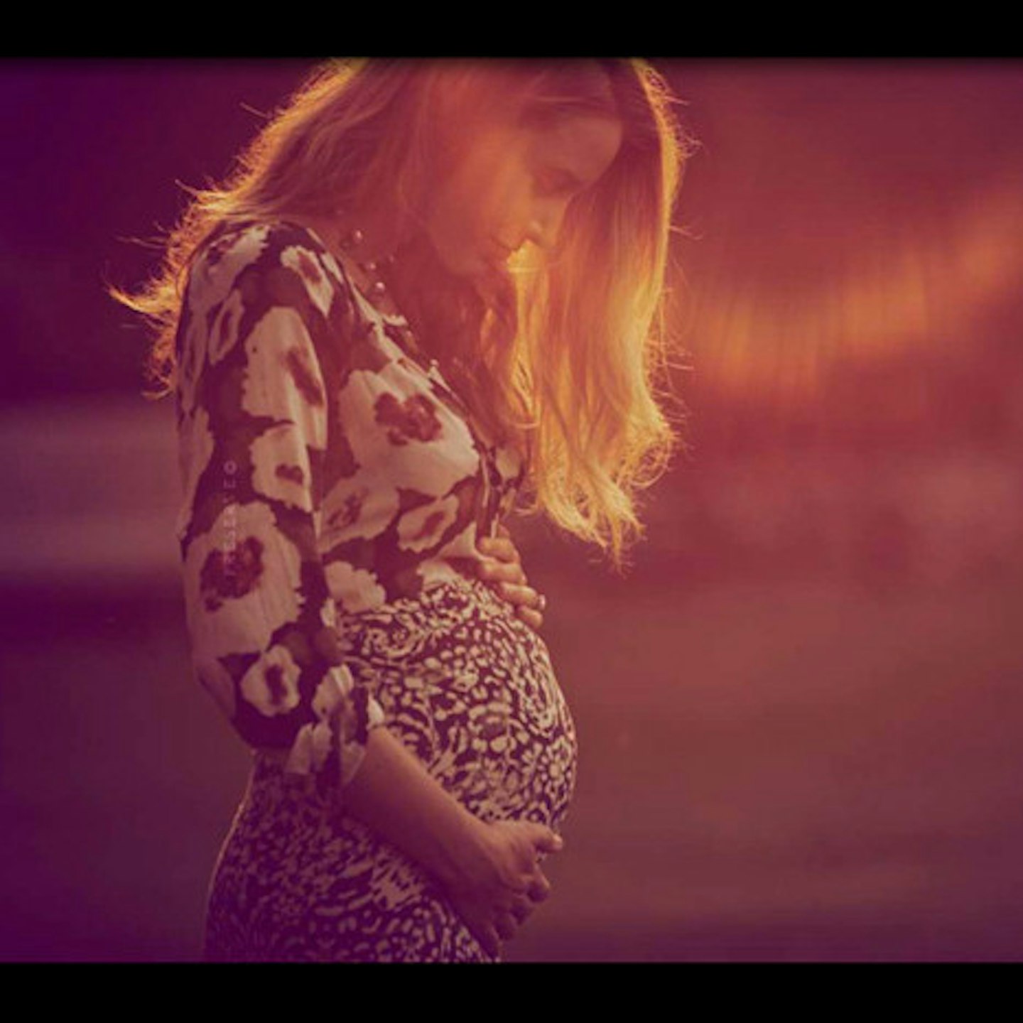 Blake Lively shared this snap of her growing bump