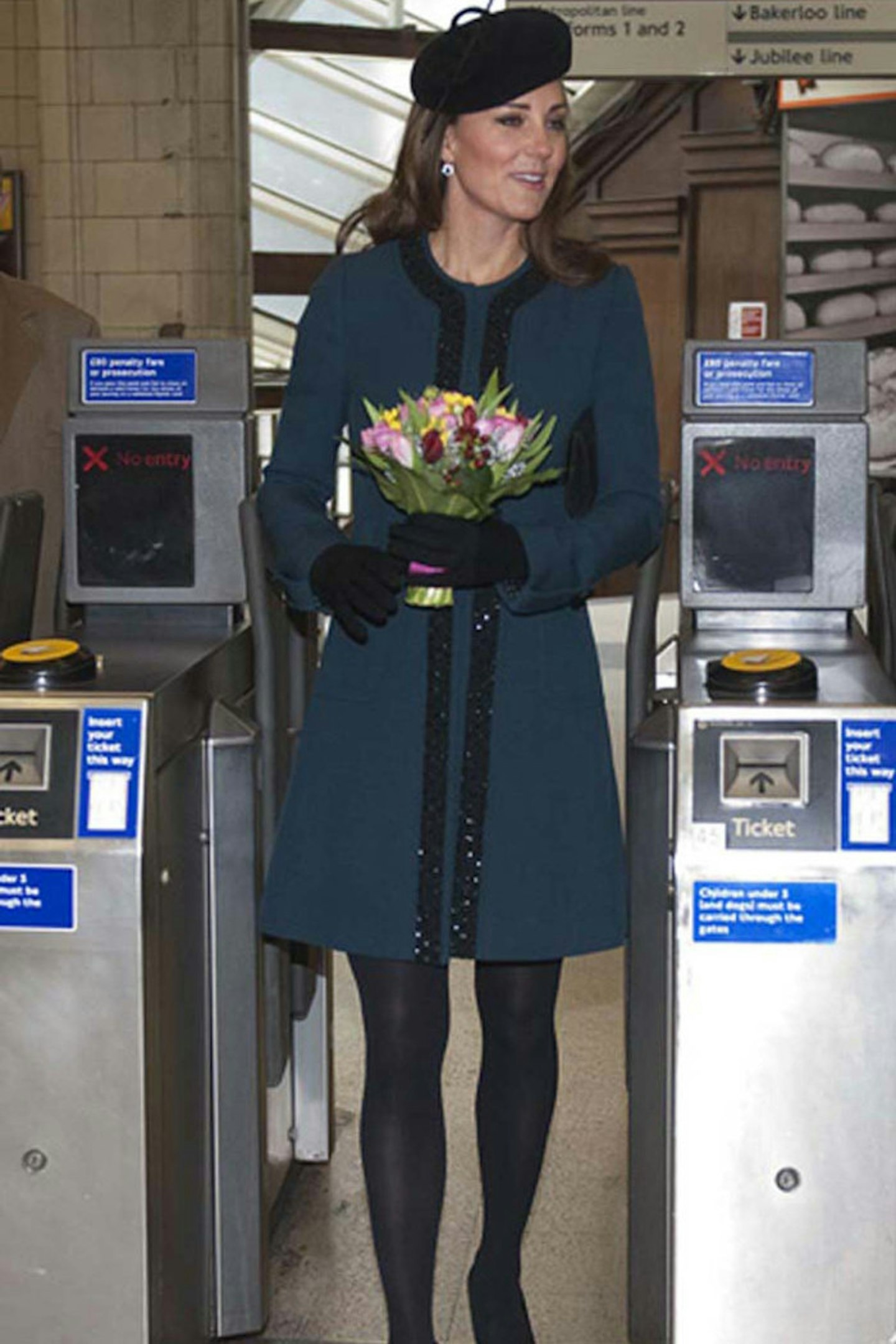 Kate Middleton wears Emilia Wickstead Coat, St Patrick's Day, 17 March 2013