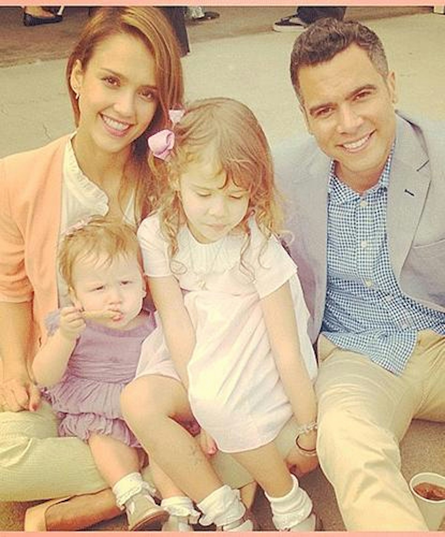 Jessica with her family