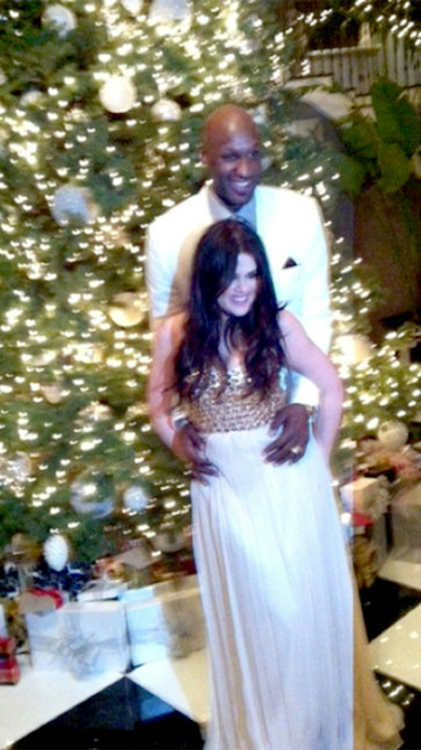 Khloe and Lamar during happier times