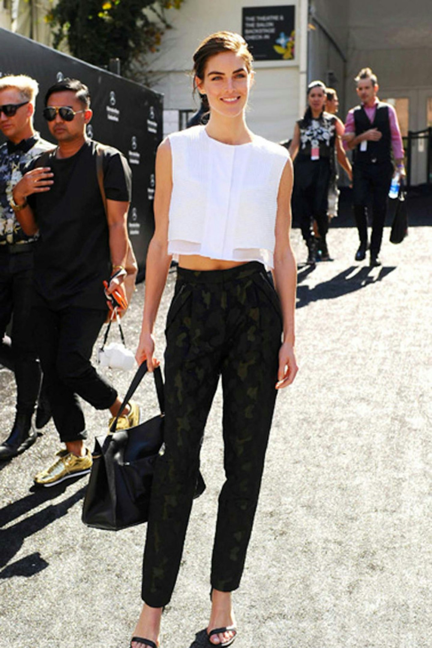 Hilary Rhoda at BCBG Max Azria
