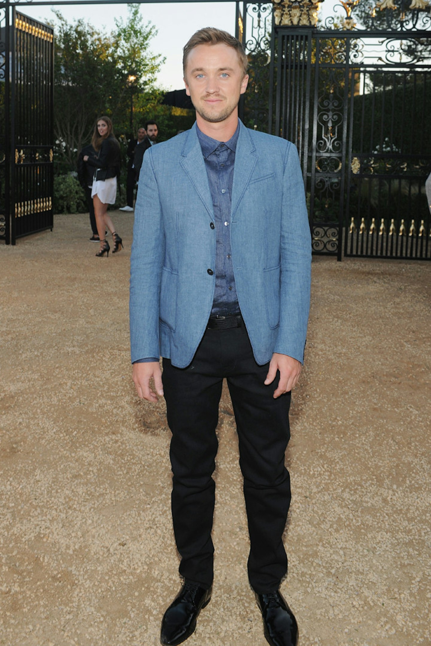 Tom Felton at the Burberry _London in Los Angeles_ event