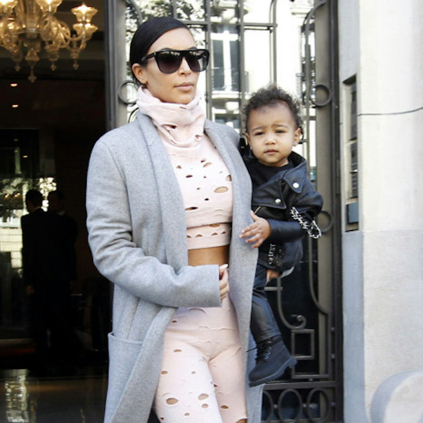 Kim and 'fashionista' North