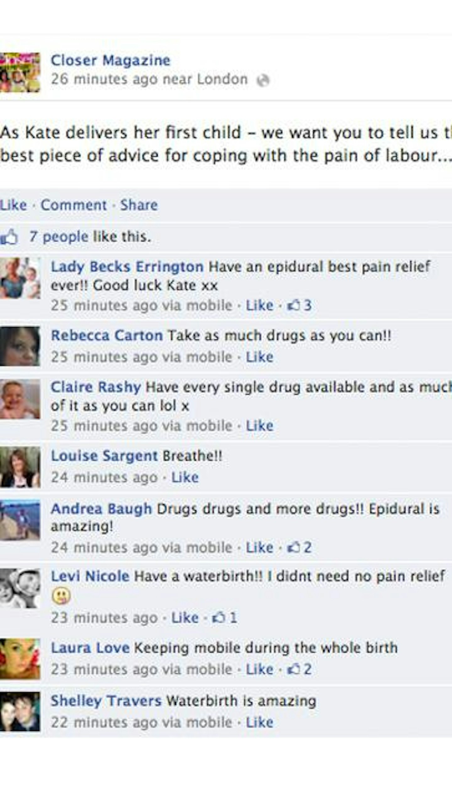 Closer readers took to Facebook to offer advice