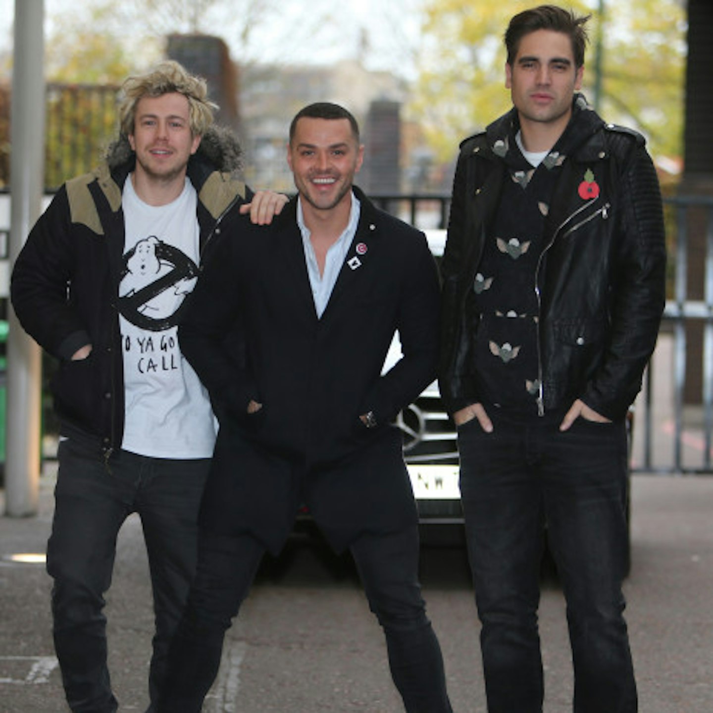 With Busted bandmates Matt Willis and James Bourne