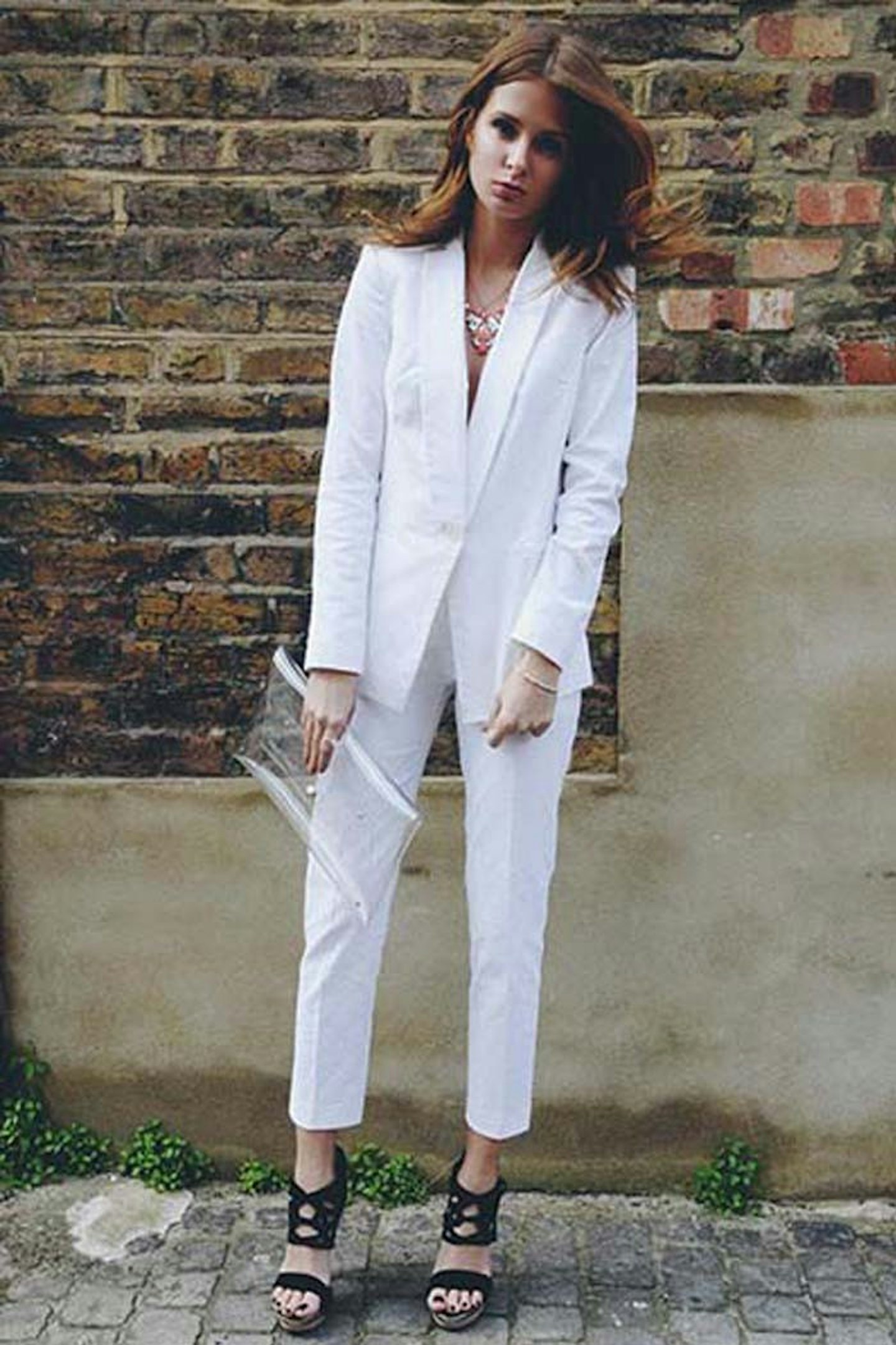 Millie Mackintosh in Sinequanone suit - 7 May 2013