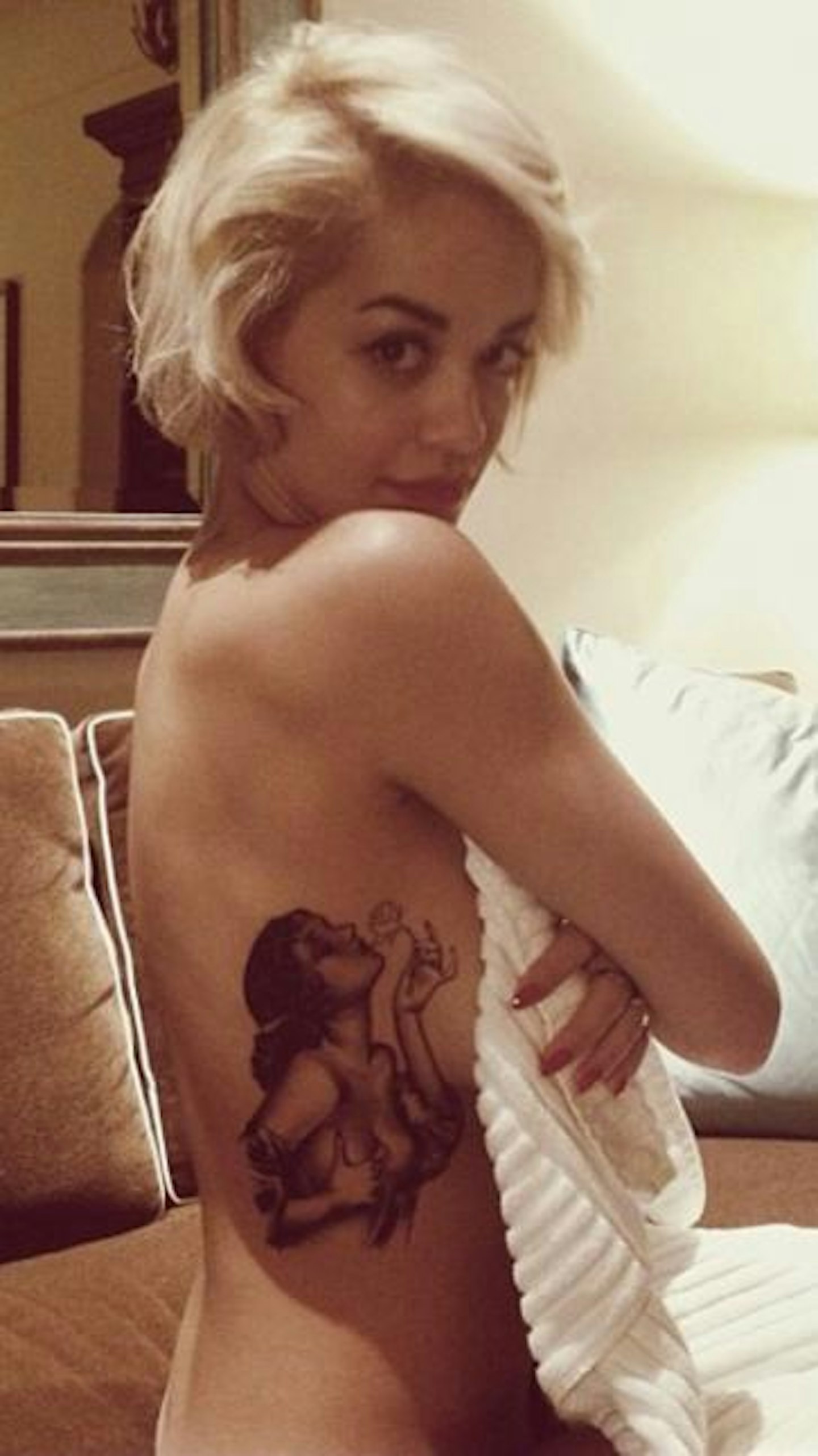 Rita Ora's tattoo