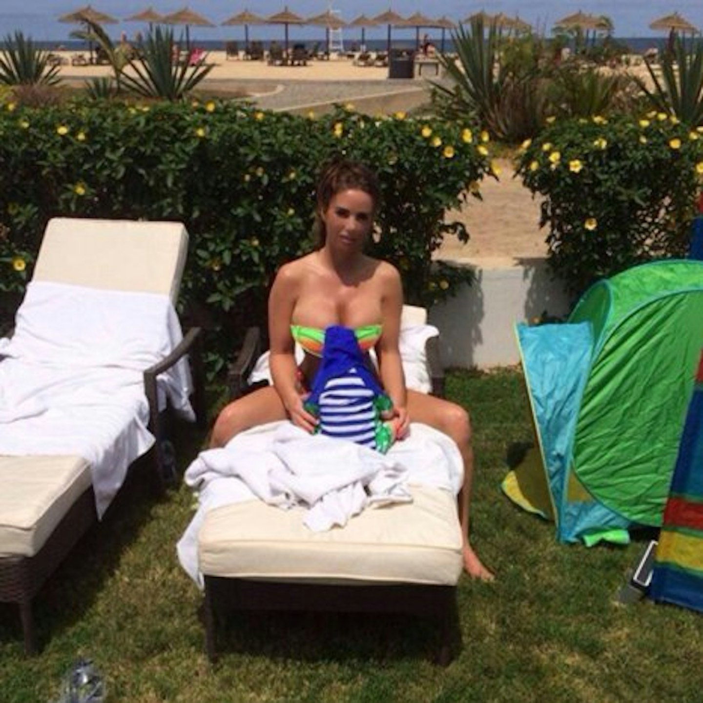 Baby Jett's first family holiday