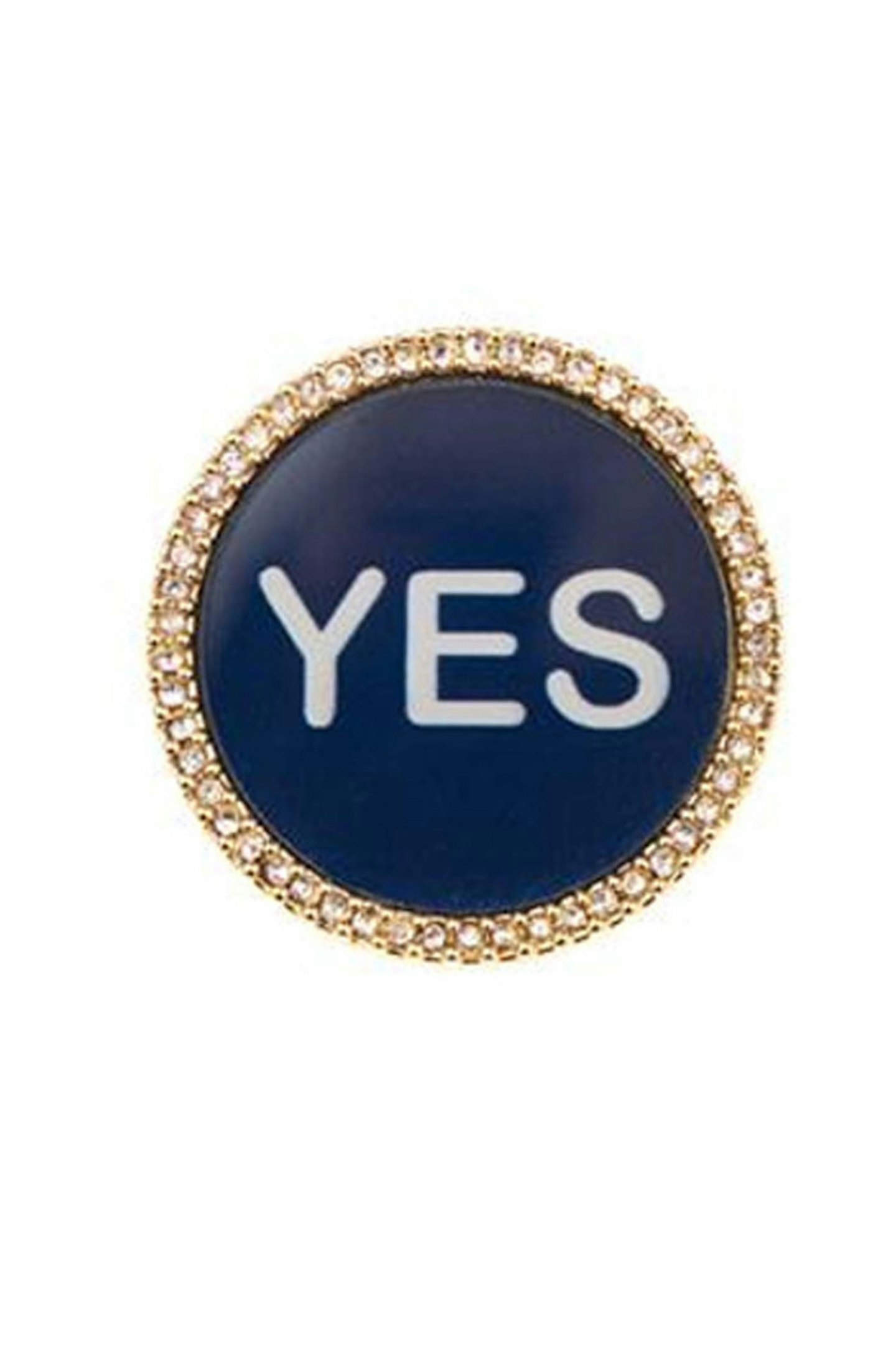 31. 'Yes' badge, £25, Marc by Marc Jacobs at Matches