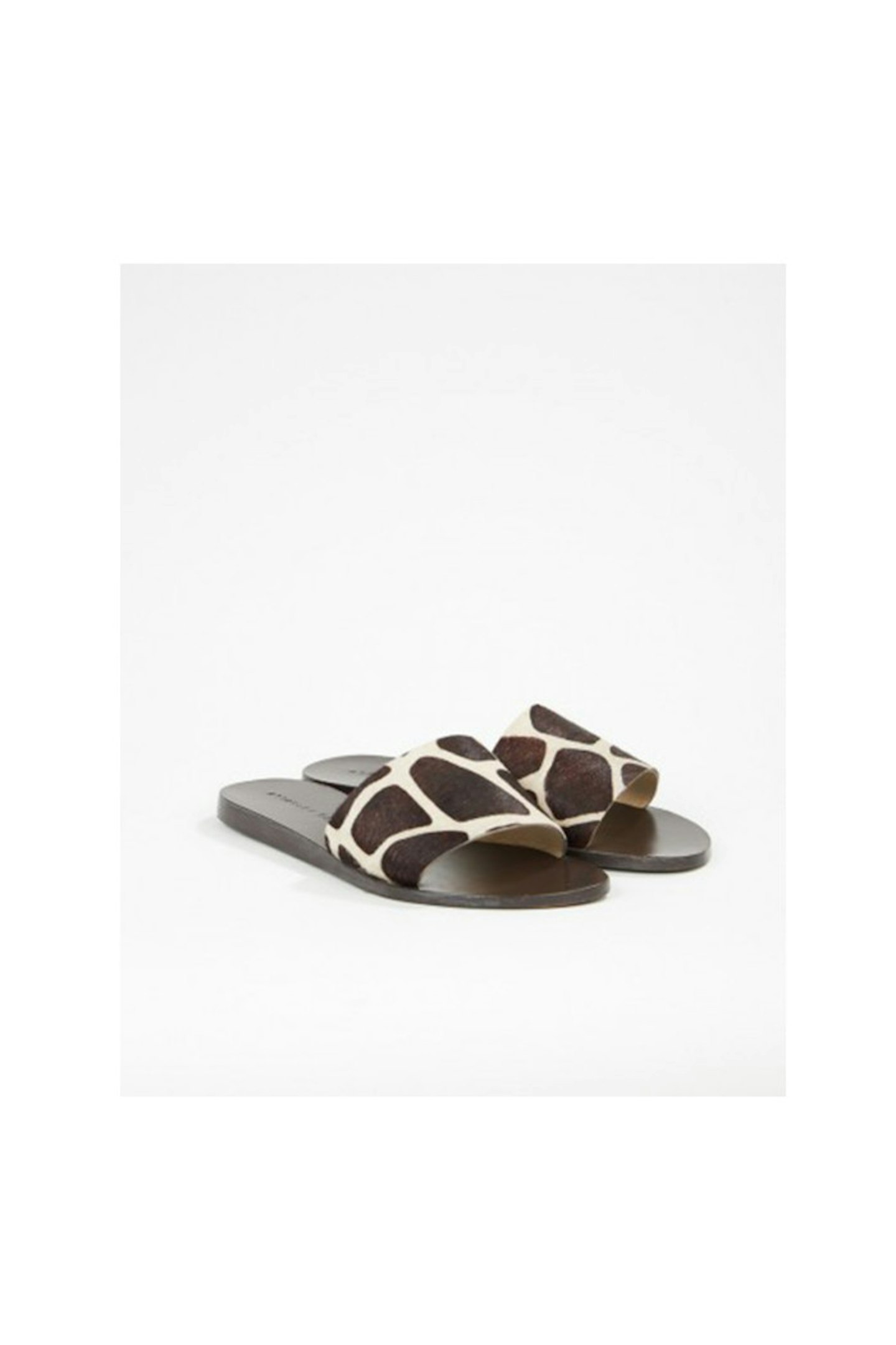 These printed sandals will see you through the last of summer.