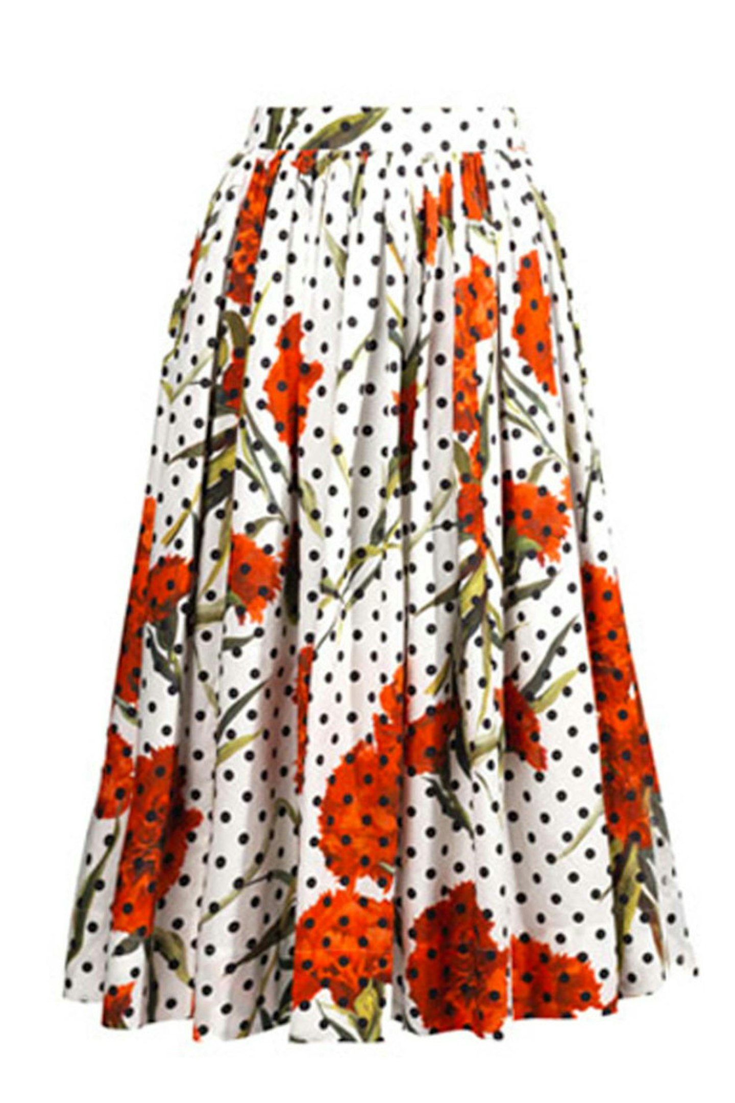 32. Floral and polka dot print skirt, £525, Dolce & Gabbana at Matches