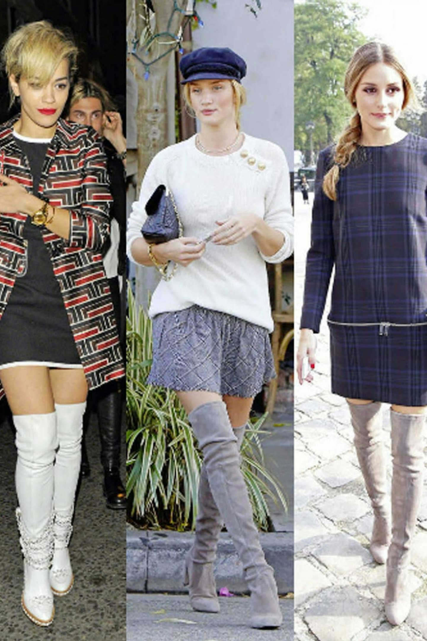 GALLERY >> How to wear over the knee boots