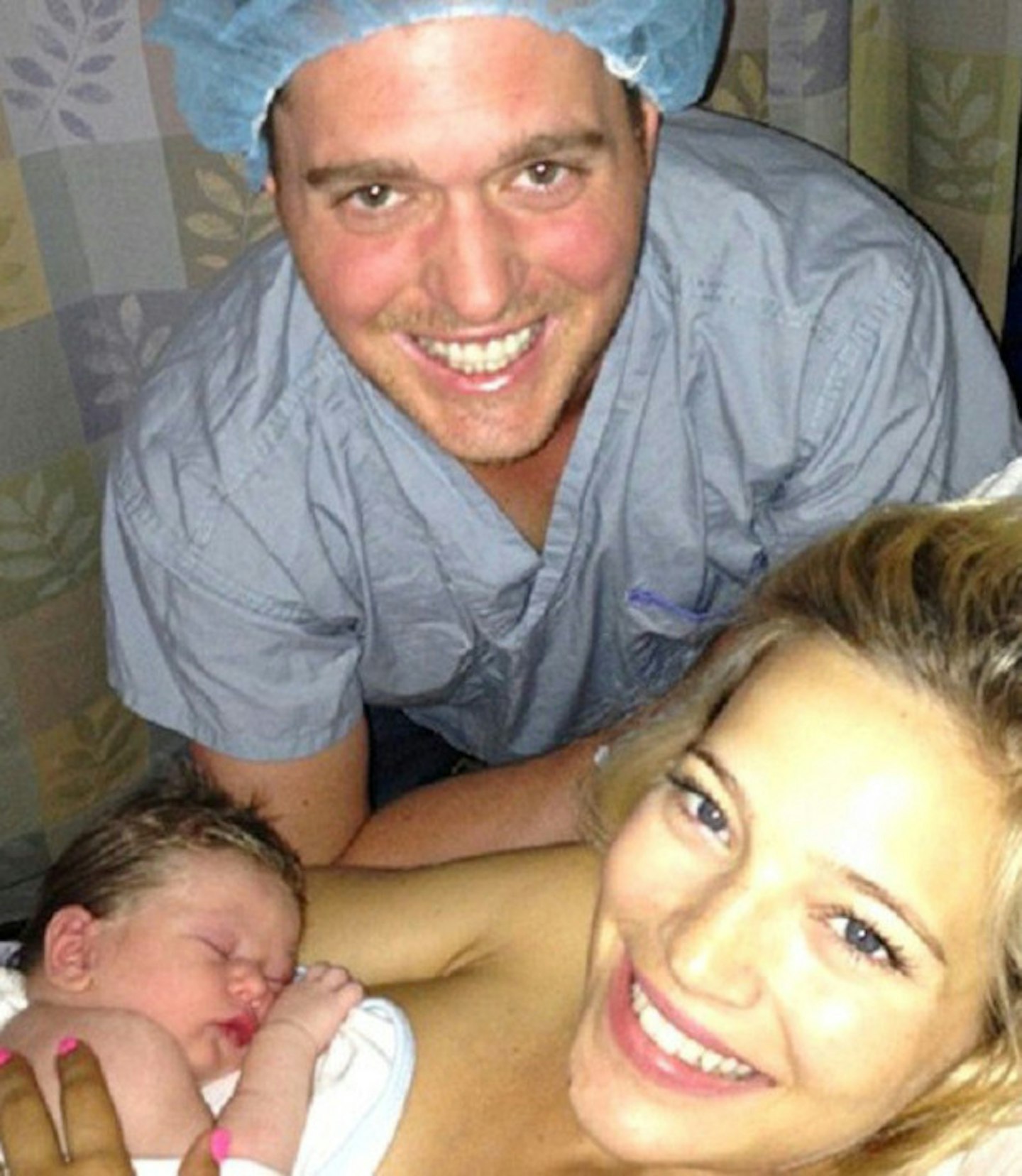 August 2013: Michael Buble and Luisana Lopilato welcomed son Noah