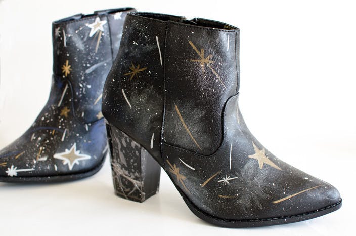 Billy ella shop embroidered star booties