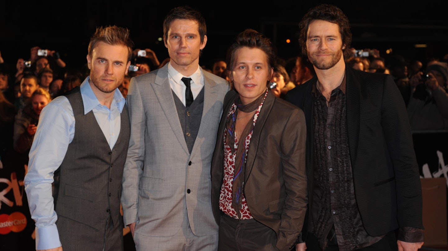 Take That at the Brit Awards in 2008